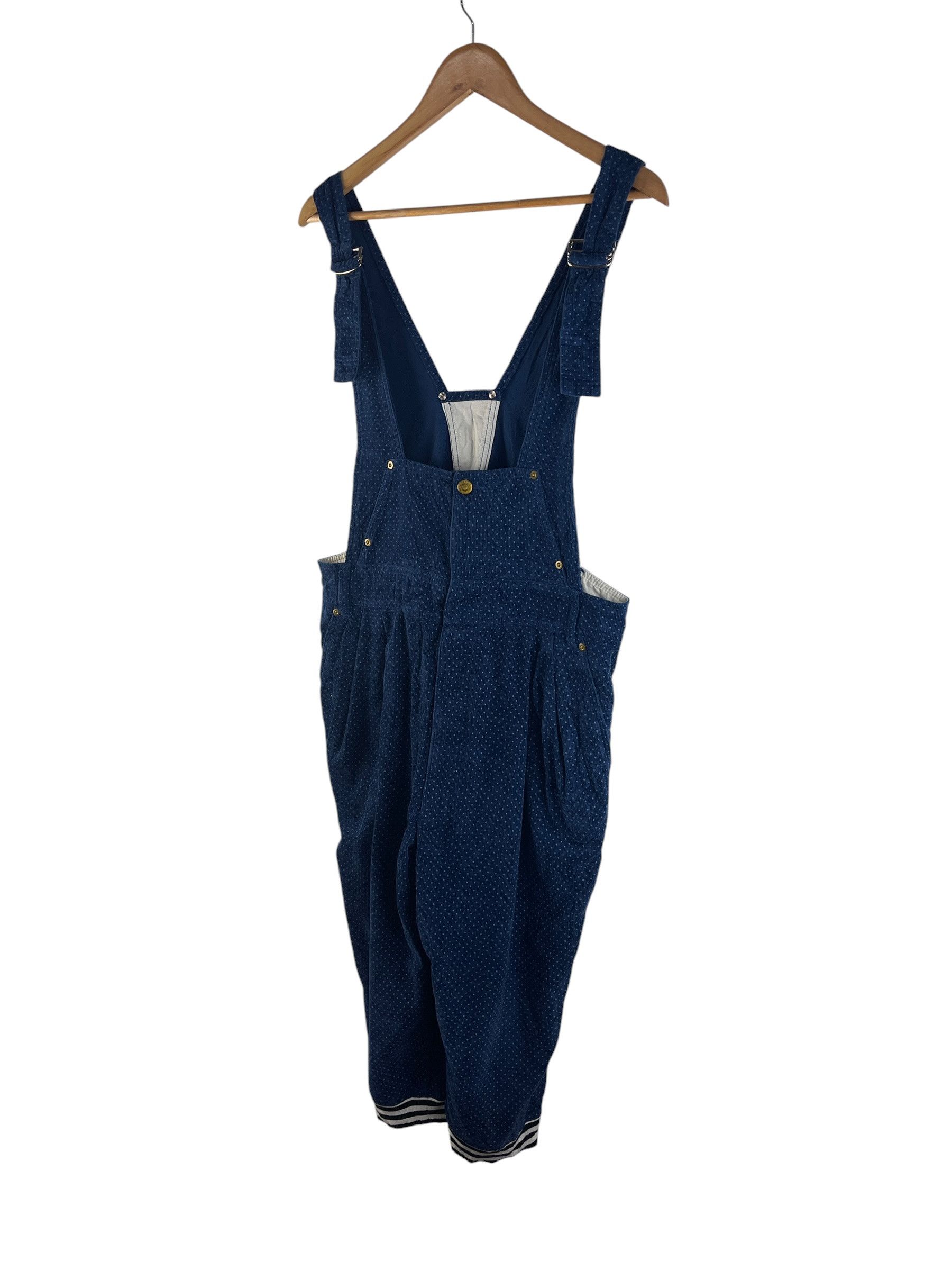 mercibeaucoup Mercibeaucoup Polka Dot Corduroy Suspender Overalls Sarouel Size US 34 / EU 50 - 5 Thumbnail