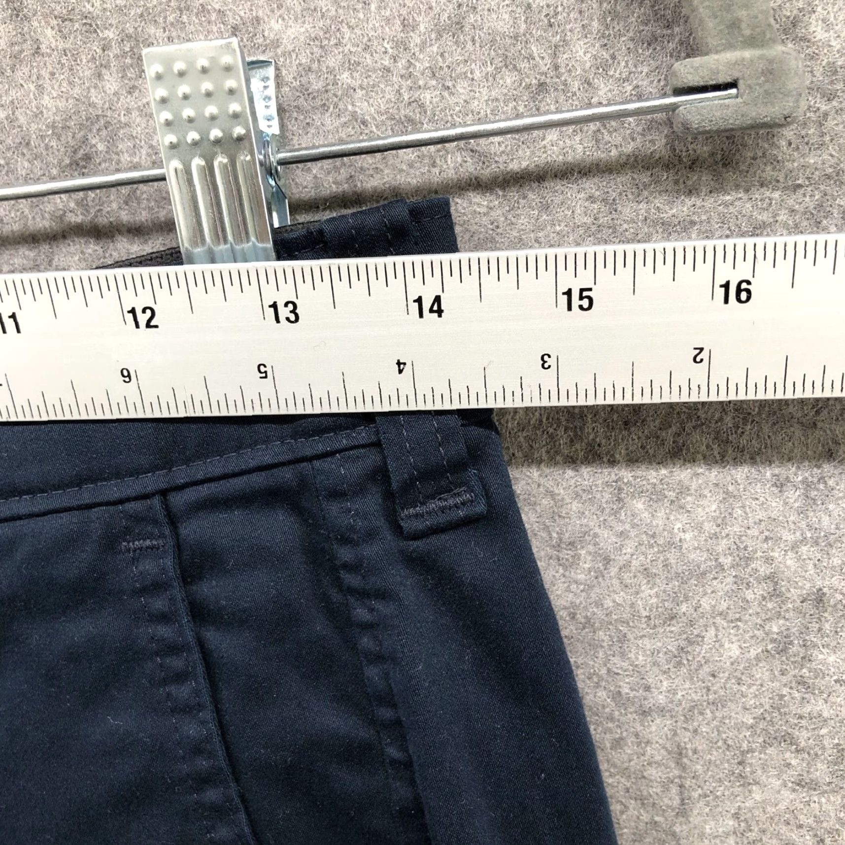 Abercrombie & Fitch VINTAGE Abercrombie & Fitch Stretch 90s Chino Pants Mens 29x30 Navy Cotton Blend Zip Pocket Slim Straight Men's Casual Workwear 90s Mens Size US 29 - 7 Thumbnail