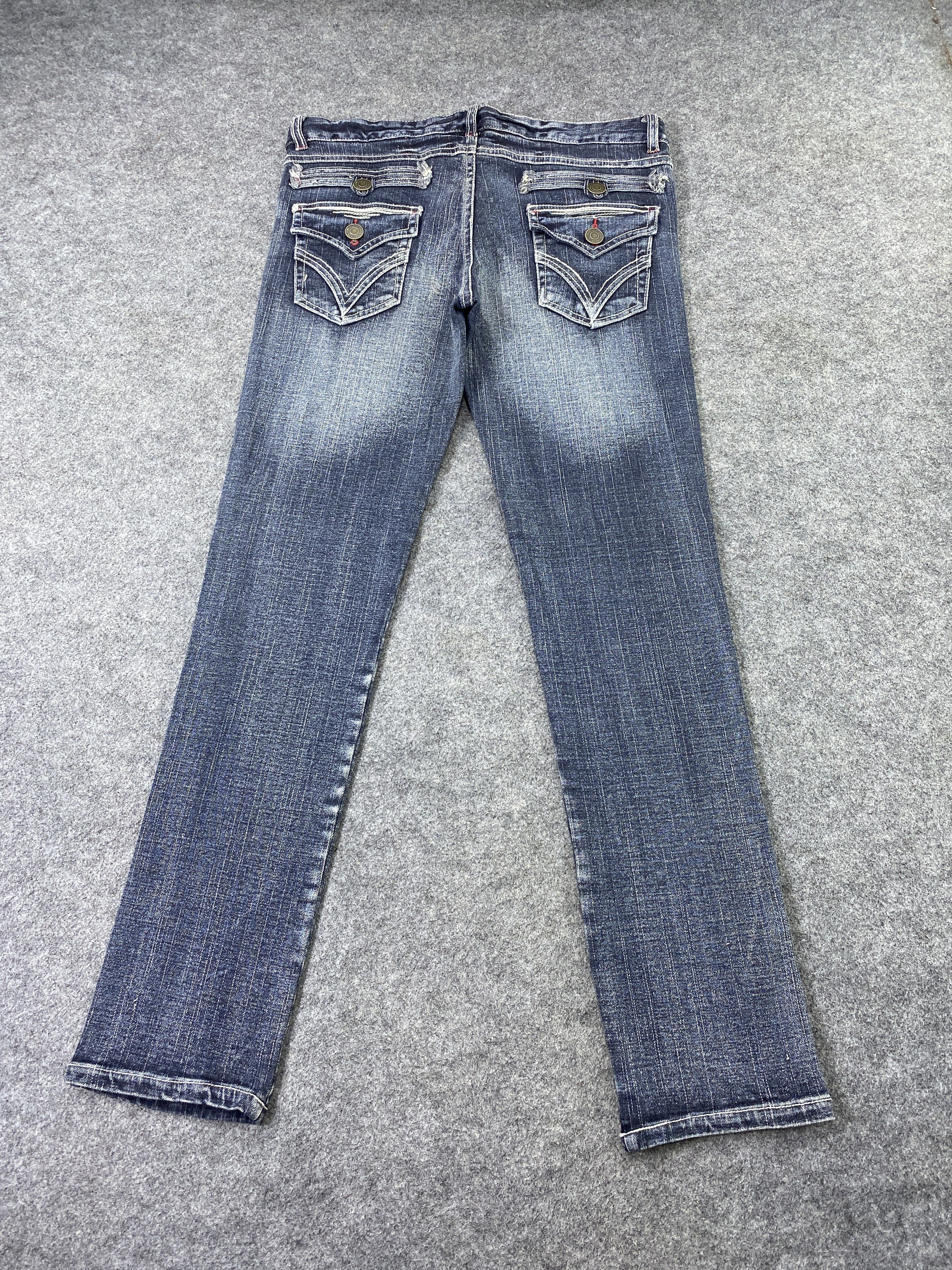 Japanese Brand Japanese Brand Blue Wash Jeans - J1100 Size US 33 - 4 Thumbnail