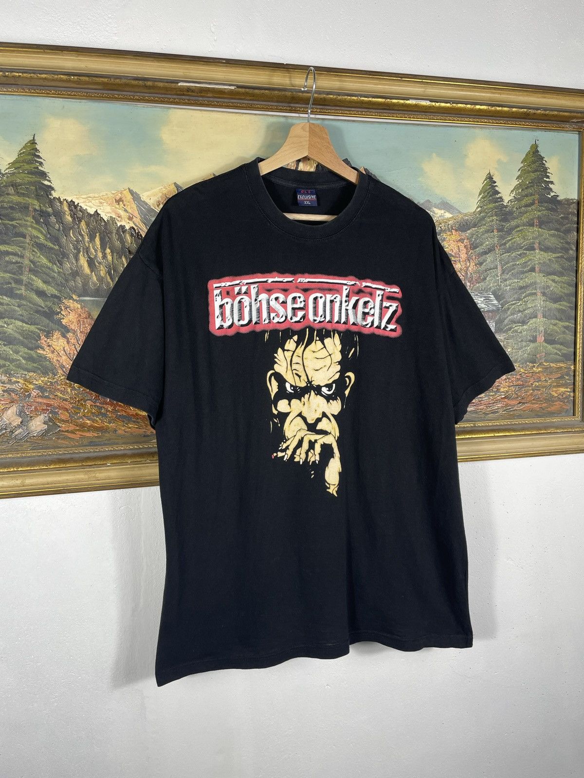 Band Tees × Vintage Vintage Retro Y2k 00s Bohse Onkelz T-shirt Tee Rock Metal Size US XXL / EU 58 / 5 - 3 Thumbnail