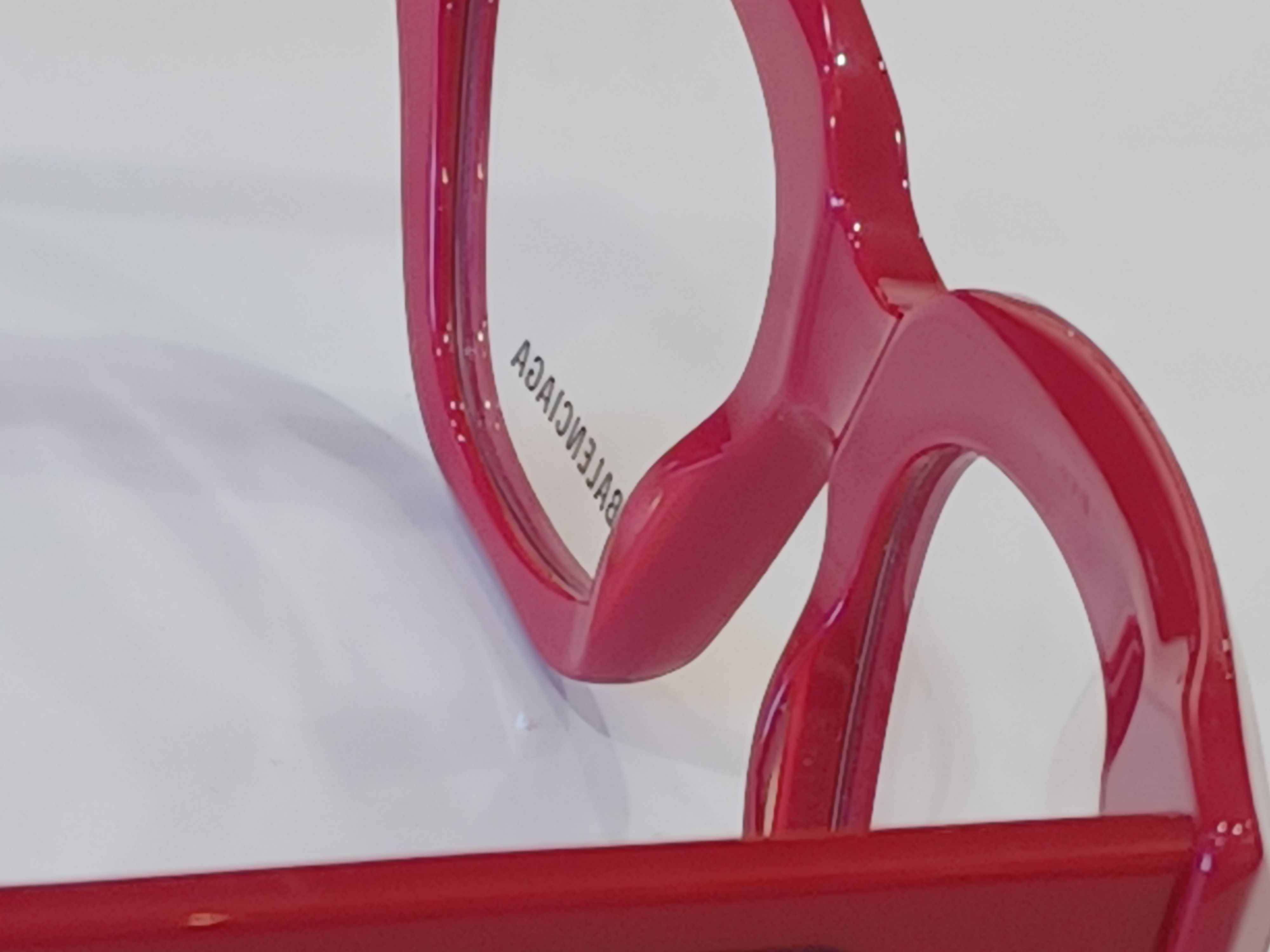 Balenciaga Balenciaga BB0238/S Fuchsia Soft Cat Eye Glasses — Brand New Size ONE SIZE - 2 Thumbnail