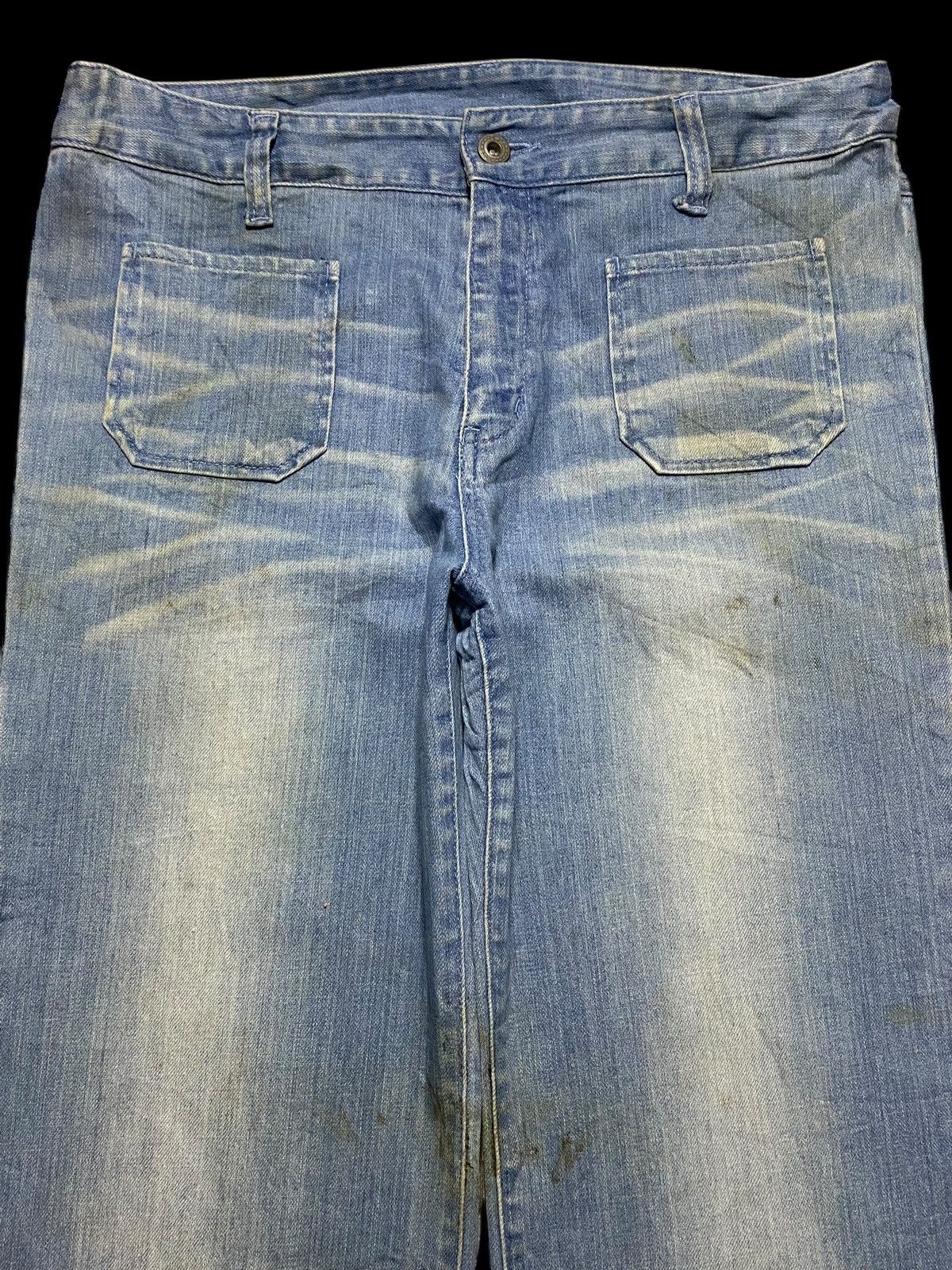 Vintage Distressed Japanese Brand with paint splatters indie grunge Size US 32 / EU 48 - 3 Thumbnail