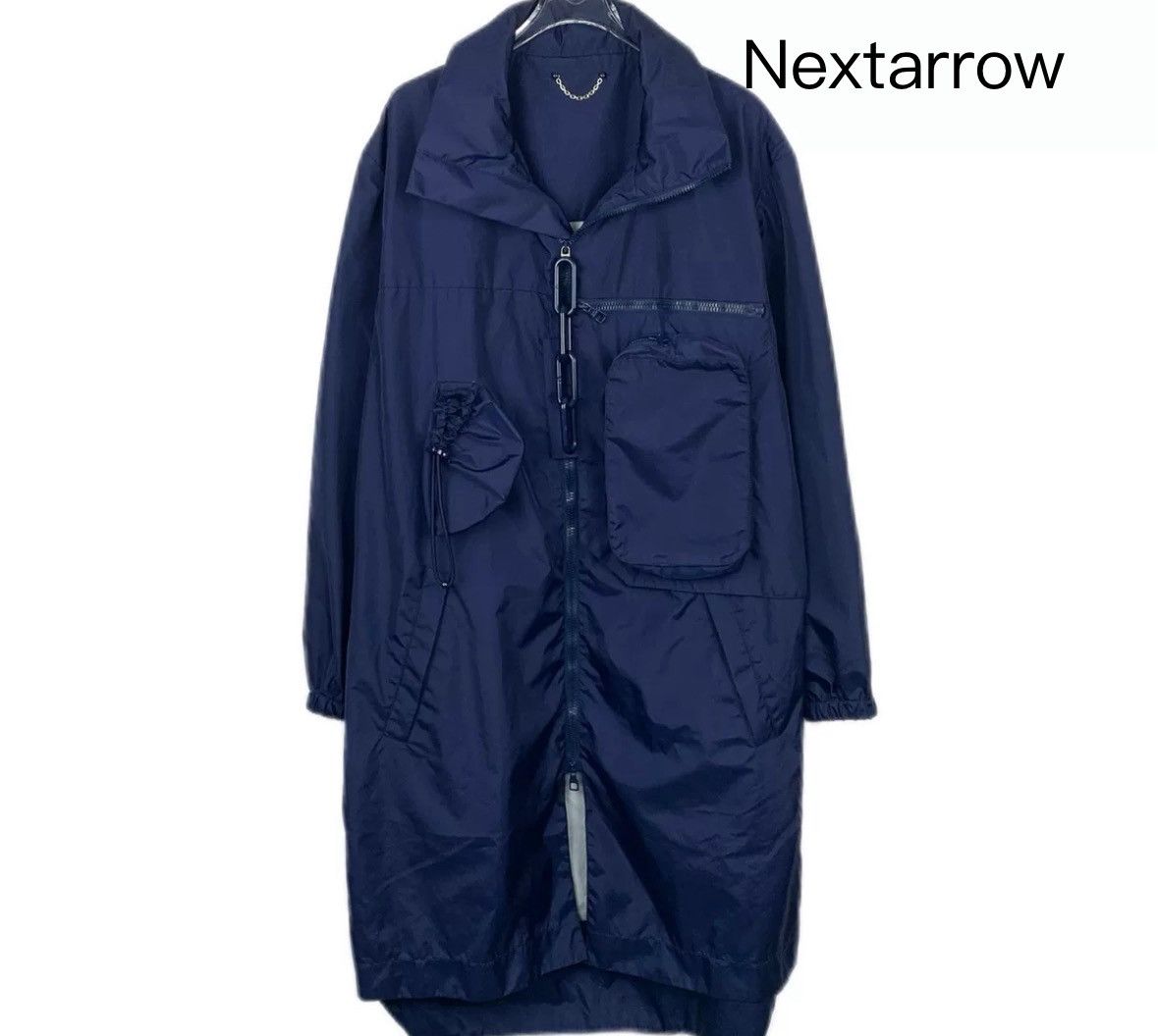 Louis Vuitton Lv pocket deep blue workwear parka coat