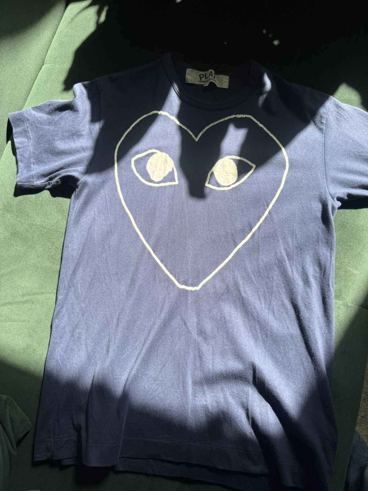 CDG by Comme des Garcons CDG dark blue heart shirt Size US L / EU 52-54 / 3 - 1 Thumbnail