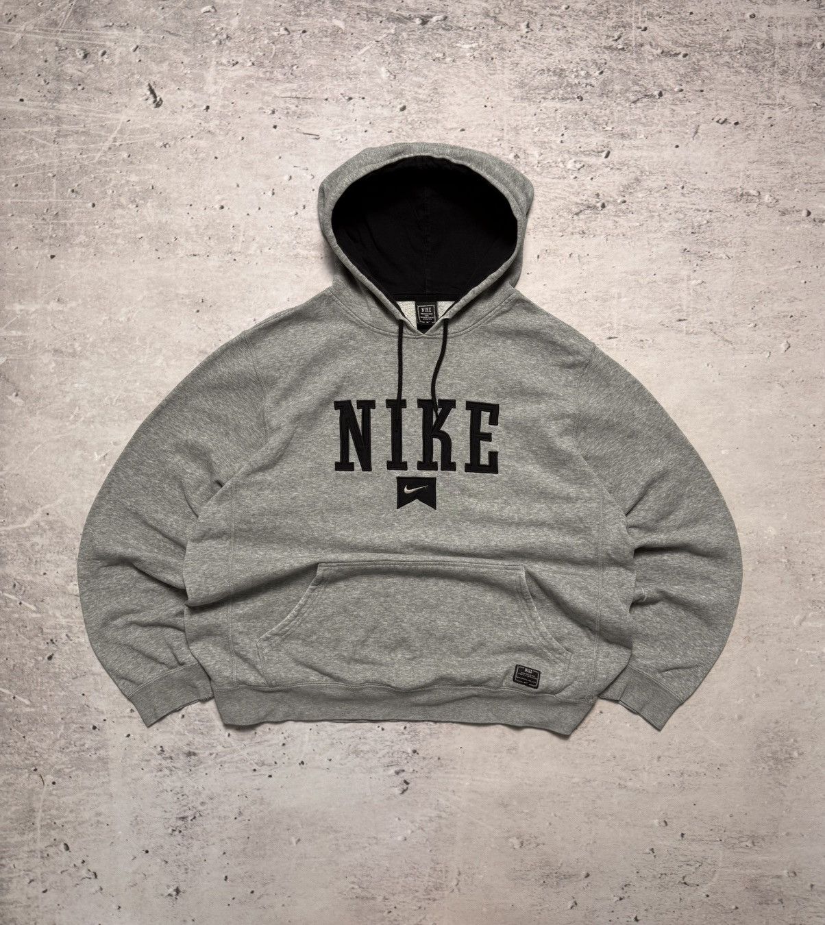 Nike × Vintage NIKE VINTAGE CENTER LOGO OVERSIZE BOXY HOODIE Size US XL / EU 56 / 4 - 1 Thumbnail