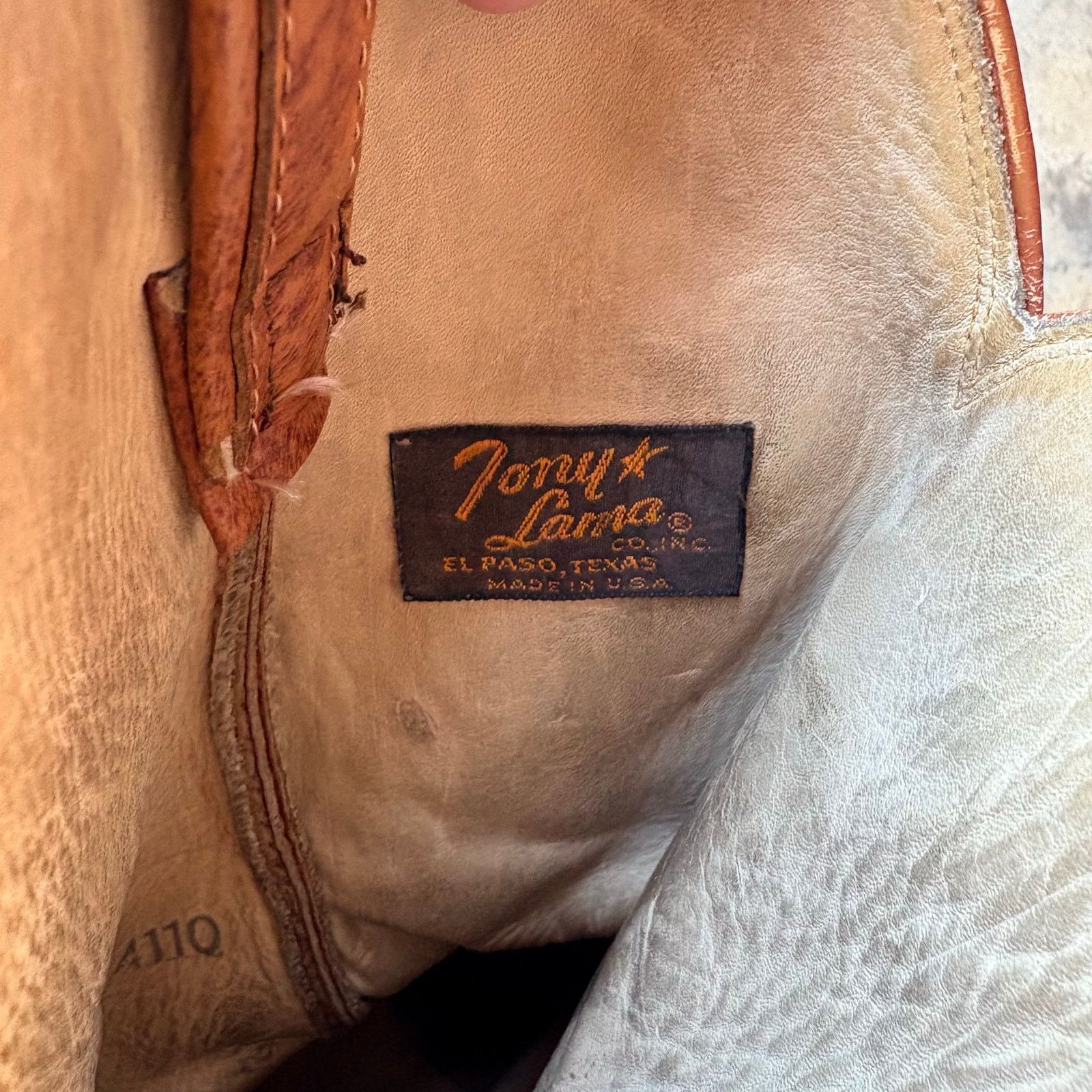 Tony Lama Vintage Tony Lama Leather Cowboy Boots Size US 11 / EU 44 - 6 Thumbnail
