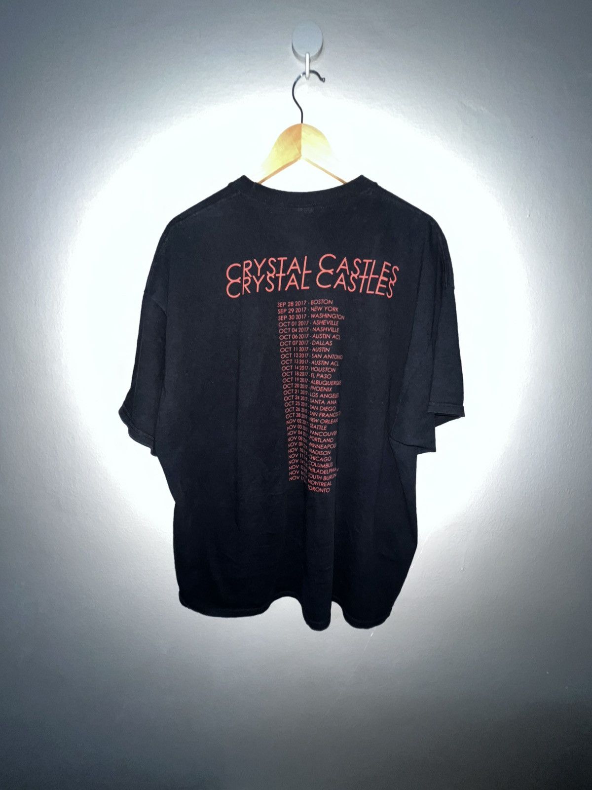 Vintage Crystal castle Fall 2017 North America tour Size US XXL / EU 58 / 5 - 2 Thumbnail