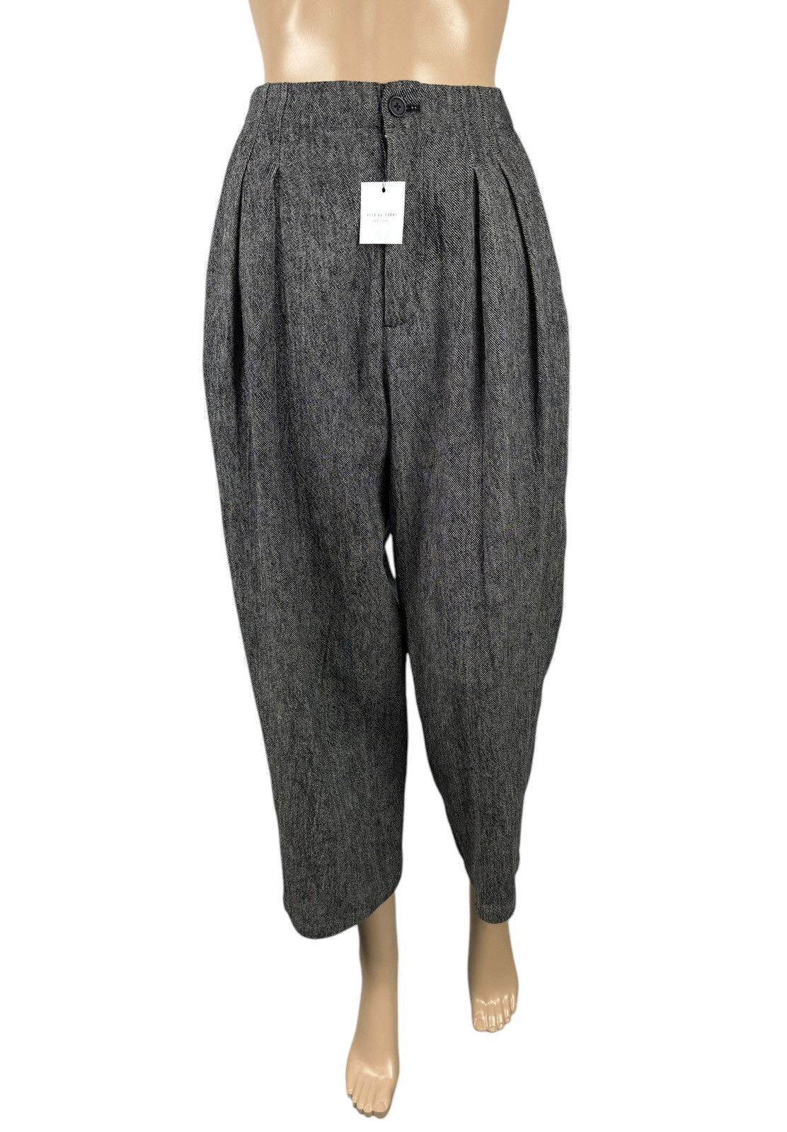 7115 by Szeki 7115 by Szeki Linen-Cotton Baggy Pants High Waist size XXS Size 24" / US 00 / IT 34 - 2 Thumbnail