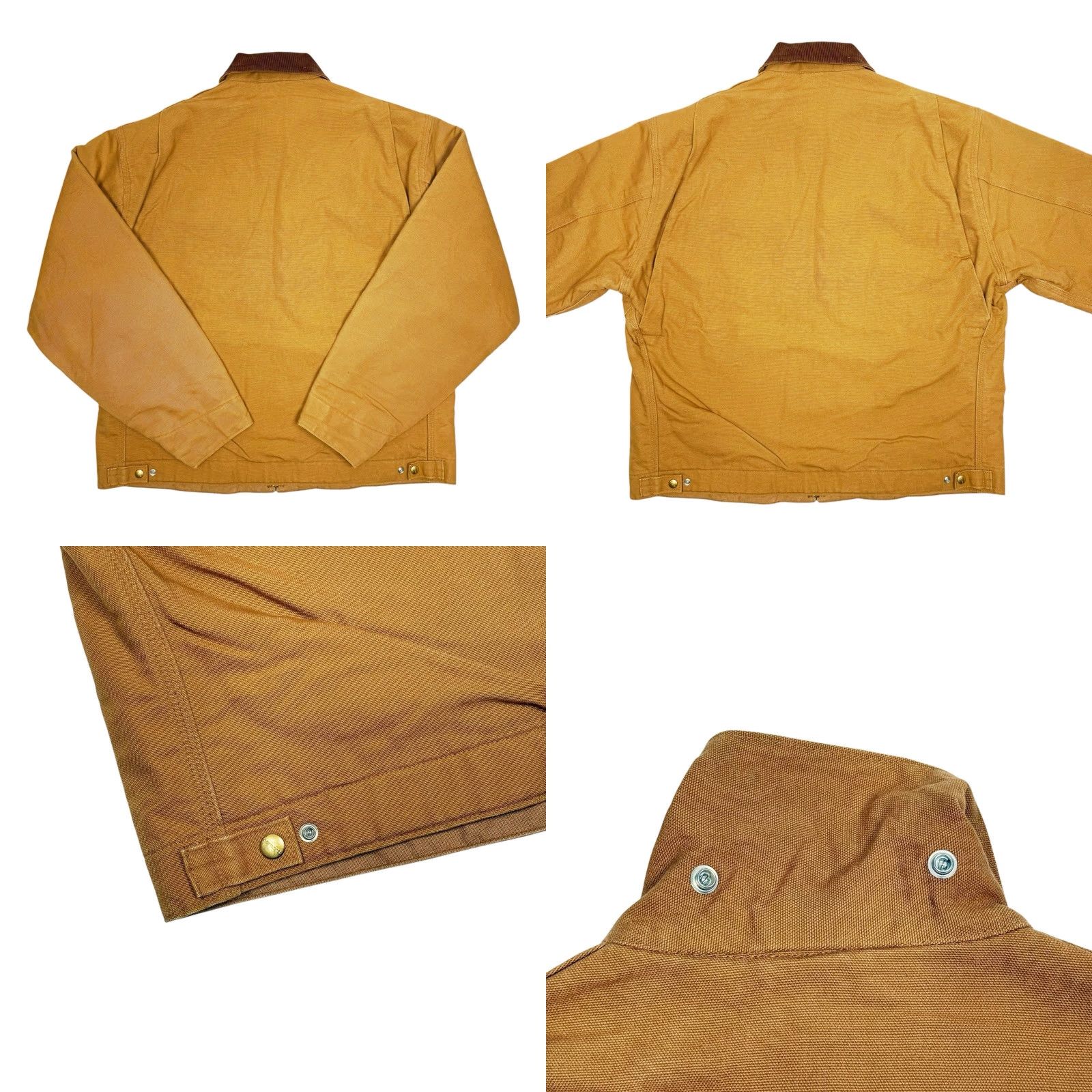 Carhartt VINTAGE Carhartt Detroit J01 Jacket Brown Blanket Lined Size 50 Tall USA Workwear Jacket Mens Regular Long Zip Size US M / EU 48-50 / 2 - 8 Thumbnail