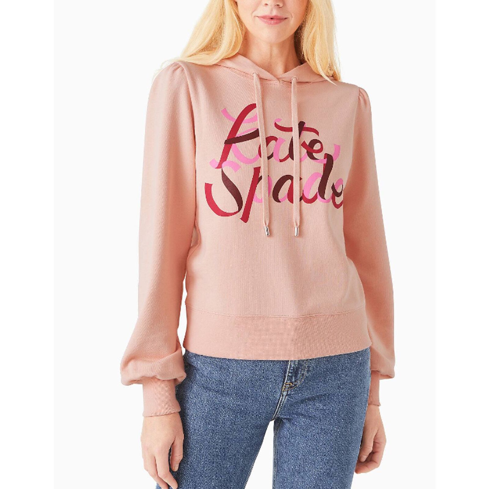 Kate Spade Kate Spade Ribbon Hoodie Small Pink Ruby Size S / US 4 / IT 40 - 6 Thumbnail