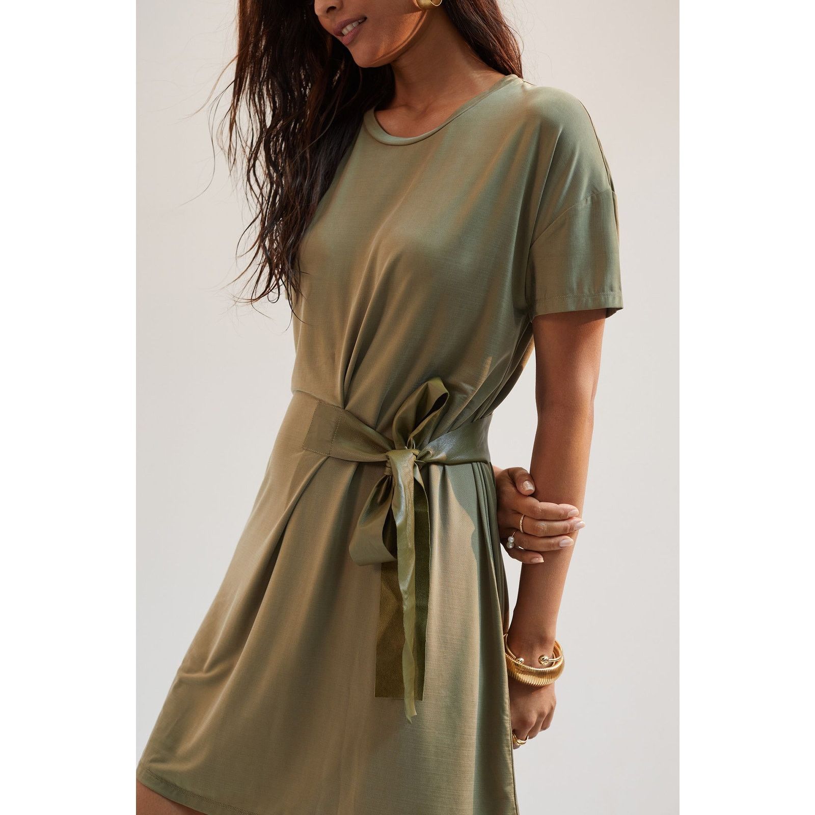 Anthropologie New Anthropologie DOLAN Collection Belted Mini Dress $160 Size S / US 4 / IT 40 - 2 Thumbnail