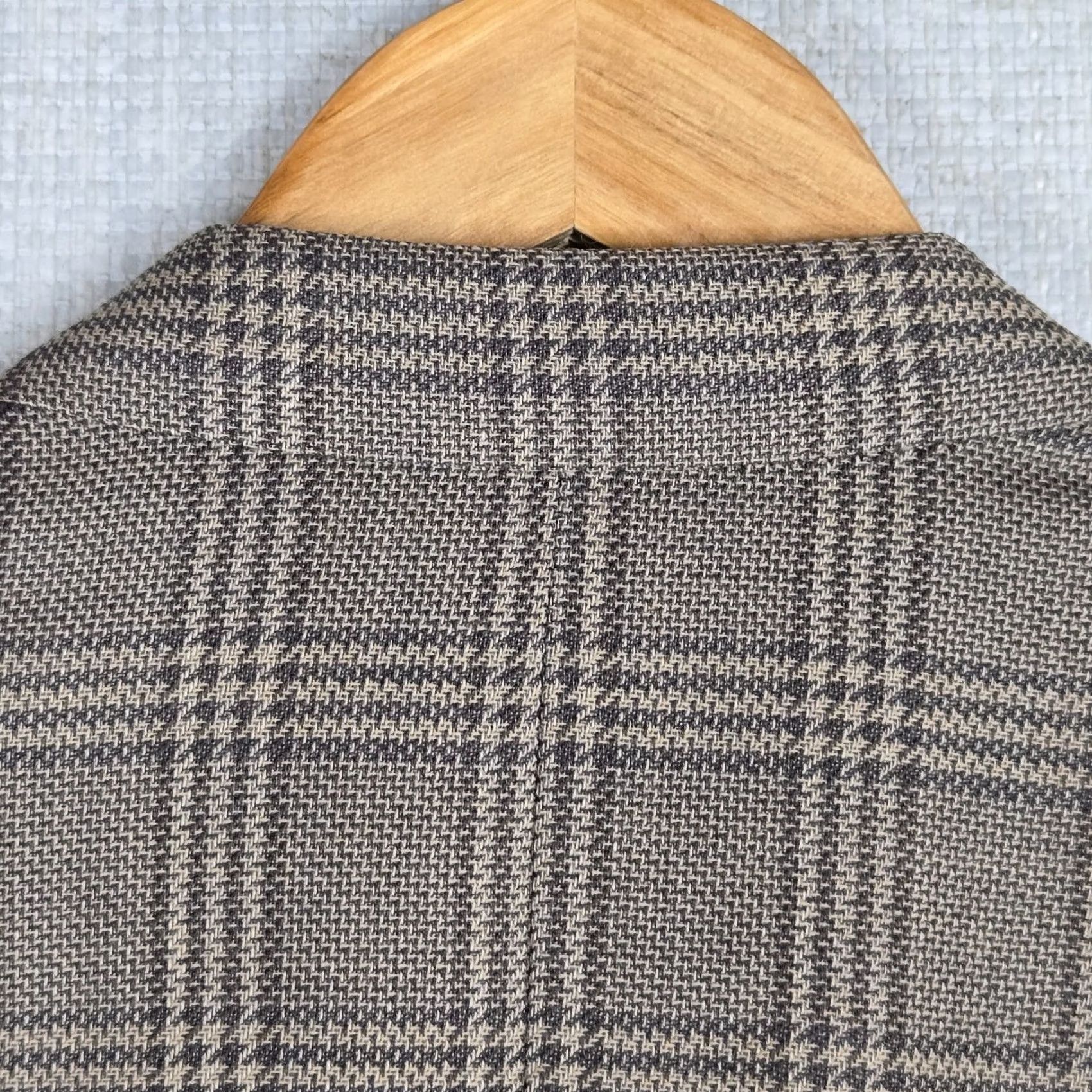 Giorgio Armani Giorgio Armani Le Collezioni Jacket Coat Three-Button Notch Lined Wool/Nylon Brown 40 Mens Regular Size Jacket/Coat Size US XXS / EU 40 - 6 Thumbnail