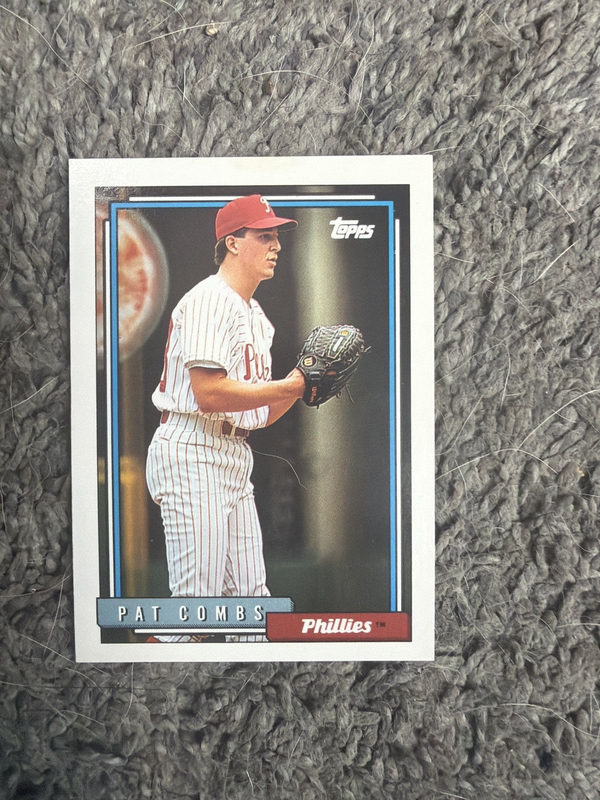 MLB 1992 Topps #456 Pat Combs Card Size ONE SIZE - 1 Thumbnail