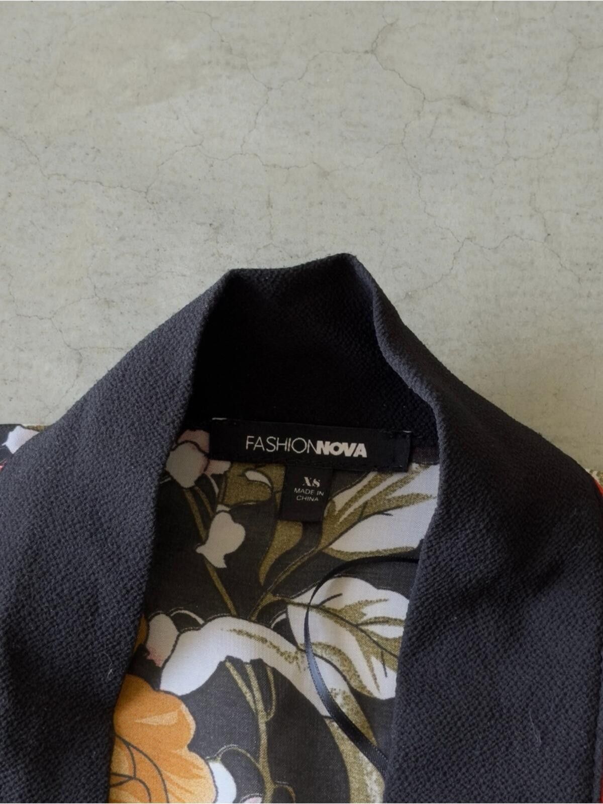 Fashion Nova Fashion Nova / Floral Kimono / Black Multi Size ONE SIZE - 2 Thumbnail