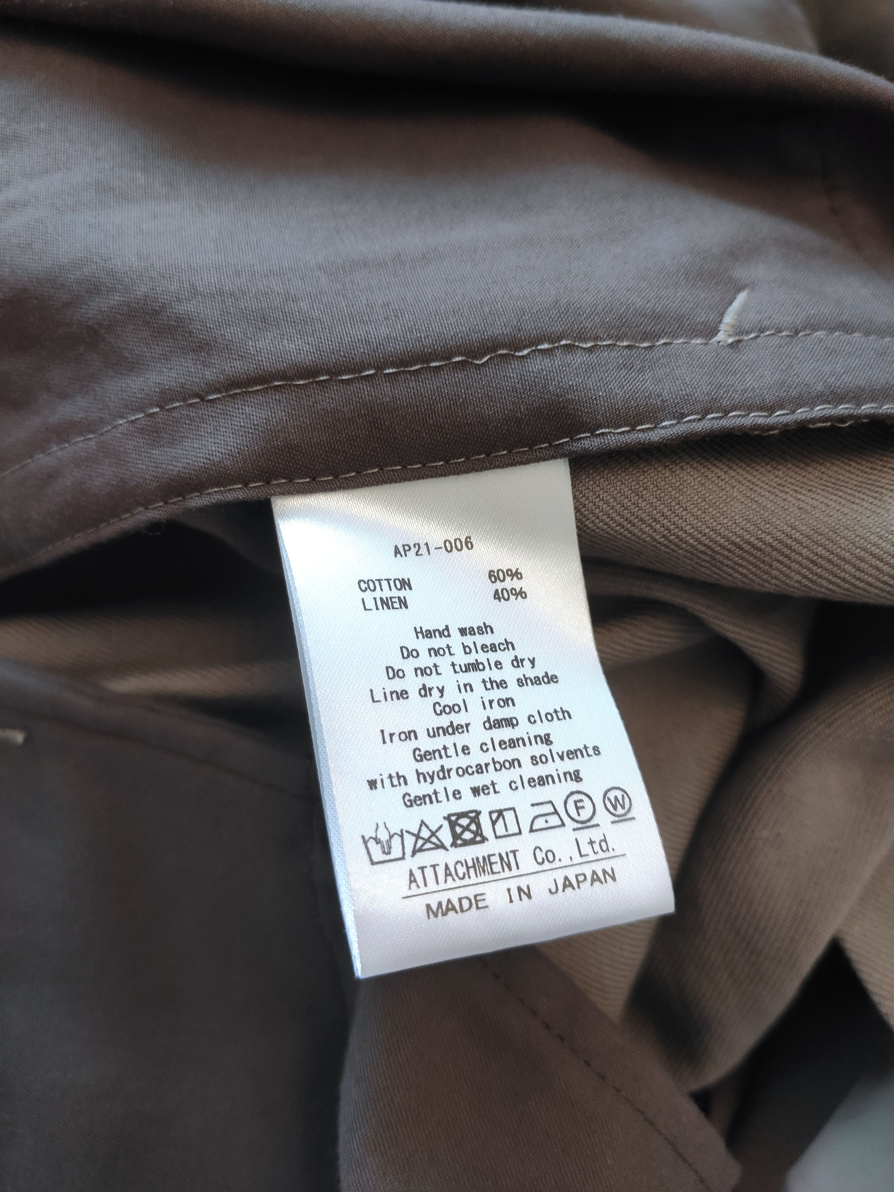 Attachment NEW! SS22 Gabardine pants.Like Uma Wang or Ziggy Chen Size US 32 / EU 48 - 8 Thumbnail