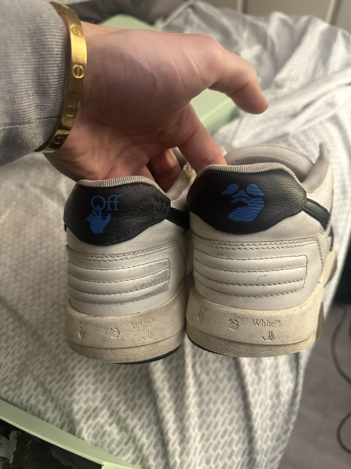 Off-White Size 7.5 - Off-White Out Of Office OOO White - 16251576 Size US 7.5 / EU 40-41 - 8 Thumbnail