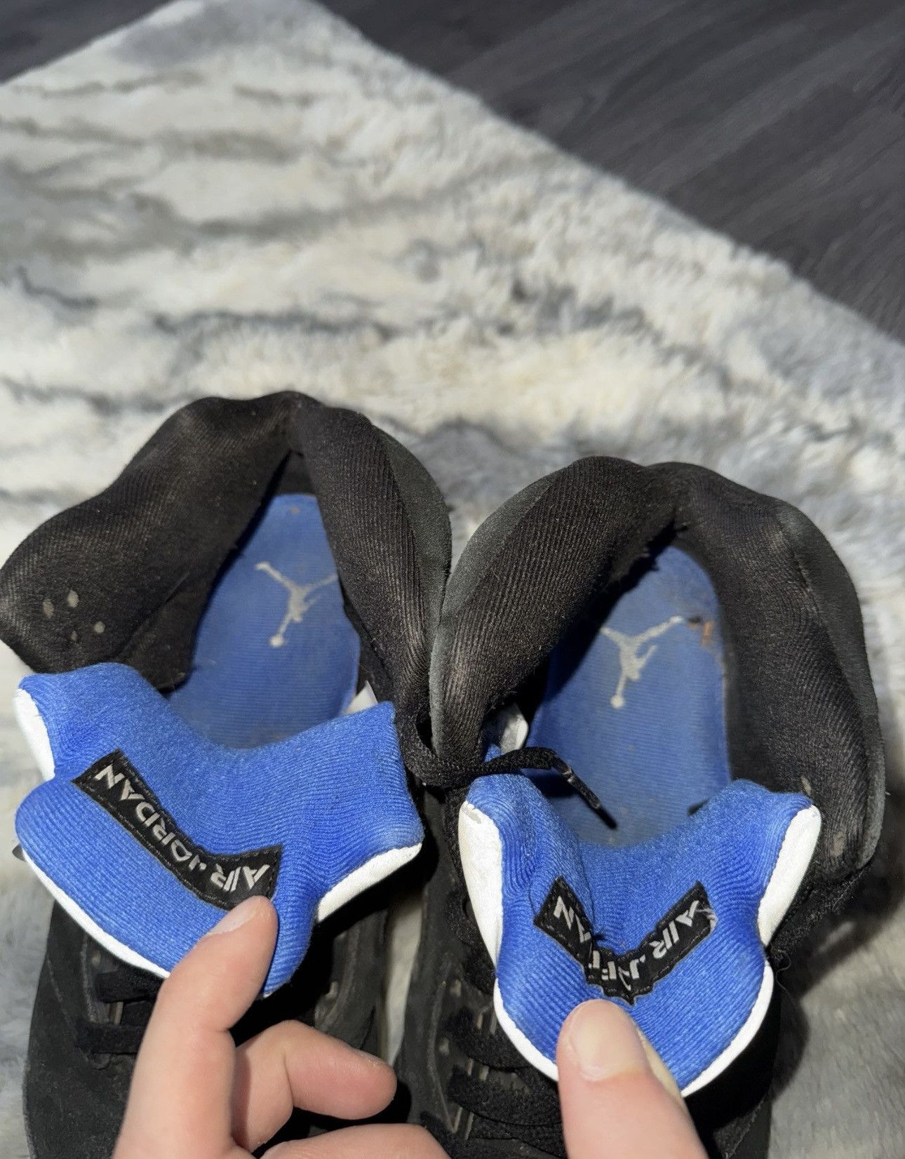 Jordan Brand × Nike Nike Air Jordan 5 Retro Racer Blue Men's Shoes Size US 9 / EU 42 - 7 Thumbnail