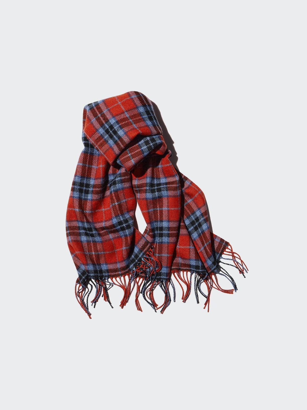 Burberry Uniqlo Checkered Plaid Tartan Scarf Size ONE SIZE - 1 Thumbnail