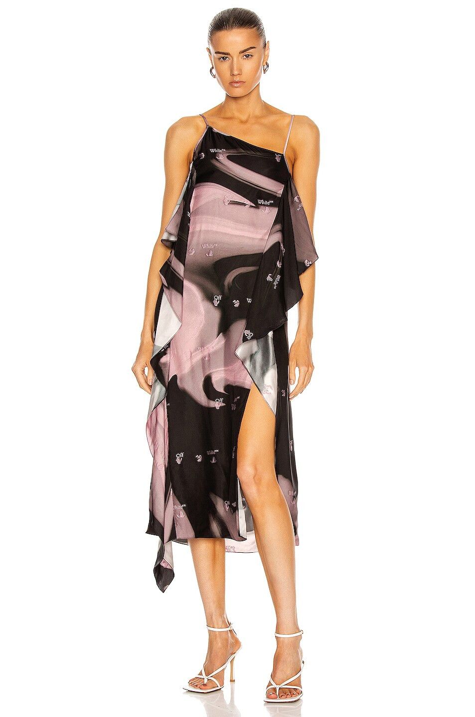 Off-White o1y1125 Midi Dress in Multicolor Size XS / US 0-2 / IT 36-38 - 1 Thumbnail