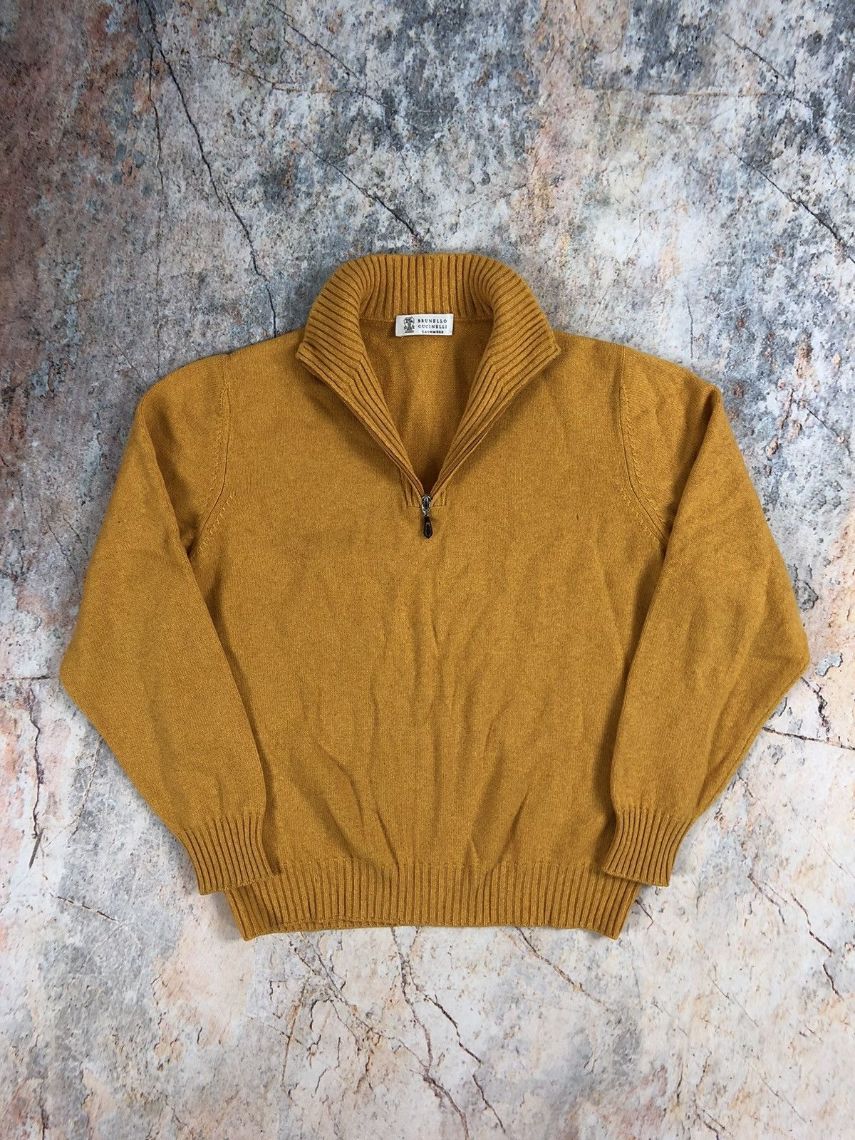 Brunello Cucinelli Brunello Cucinelli vintage cashmere zip pullover sweater Size US L / EU 52-54 / 3 - 1 Thumbnail