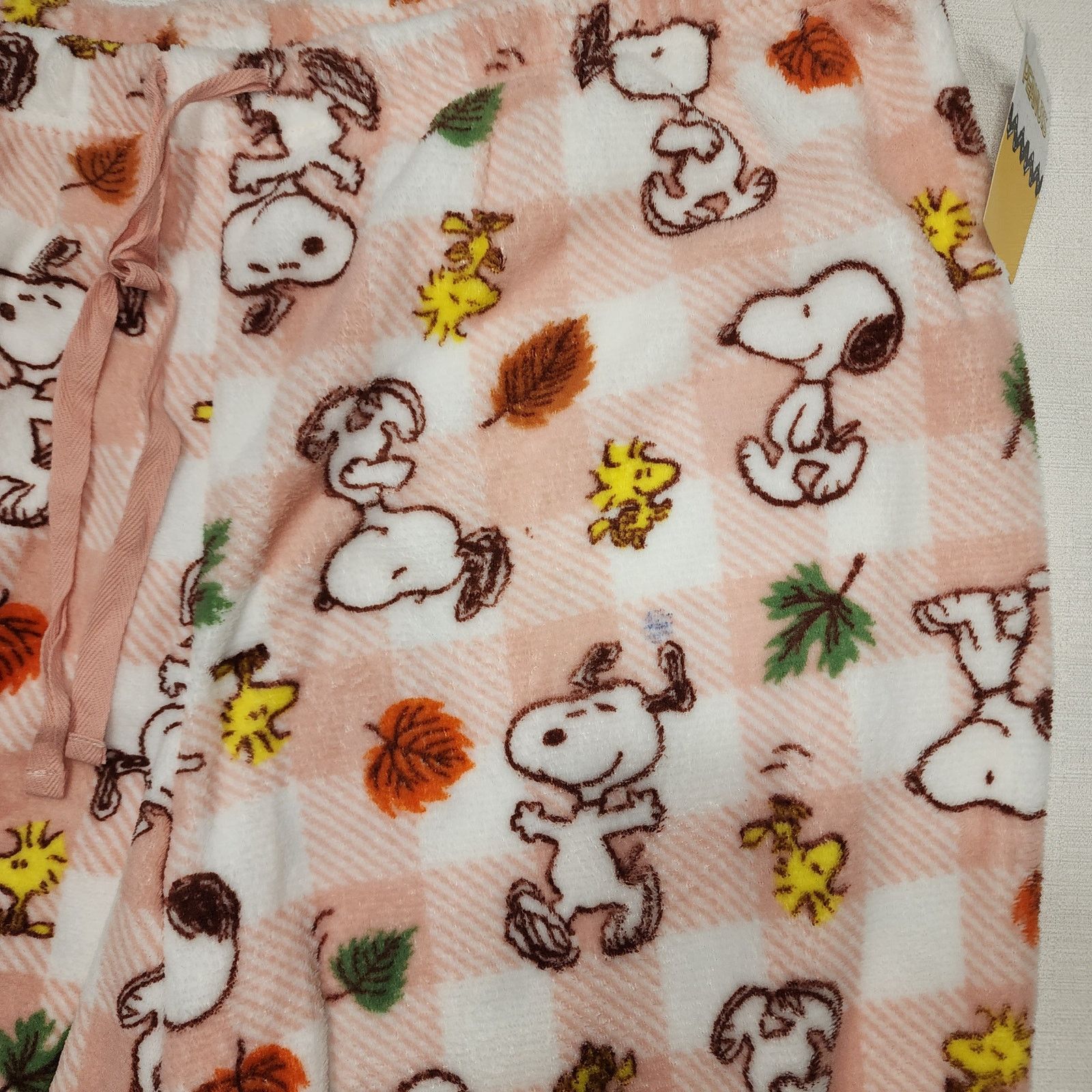 Peanuts Snoopy and Woodstock Fall pajamas women's 2X Size 36" / US 14 / IT 50 - 3 Thumbnail