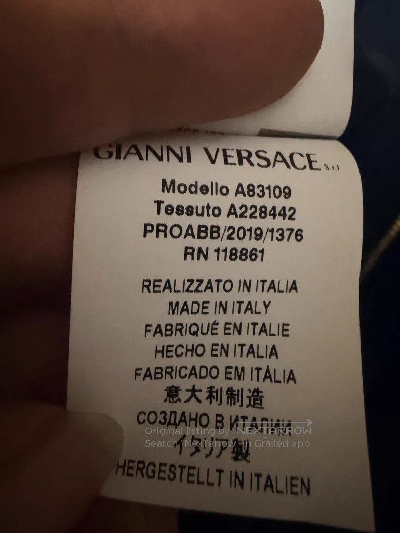 Versace Versace Cotton jacket coat Size XXL / US 16-18 / IT 52-54 - 7 Thumbnail
