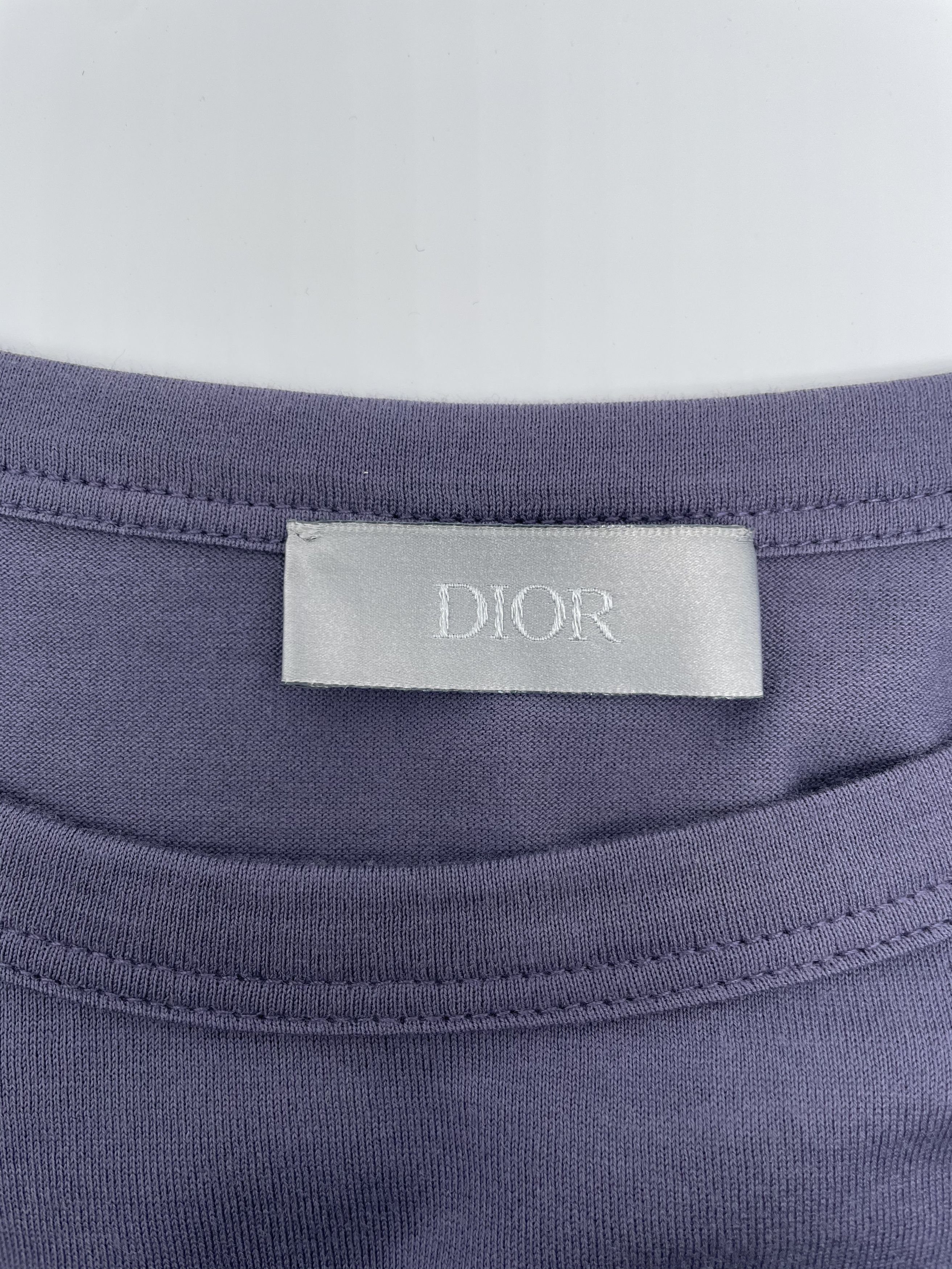 Dior Dior CD Icon Embroidered T-Shirt 'Purple Size US L / EU 52-54 / 3 - 3 Thumbnail