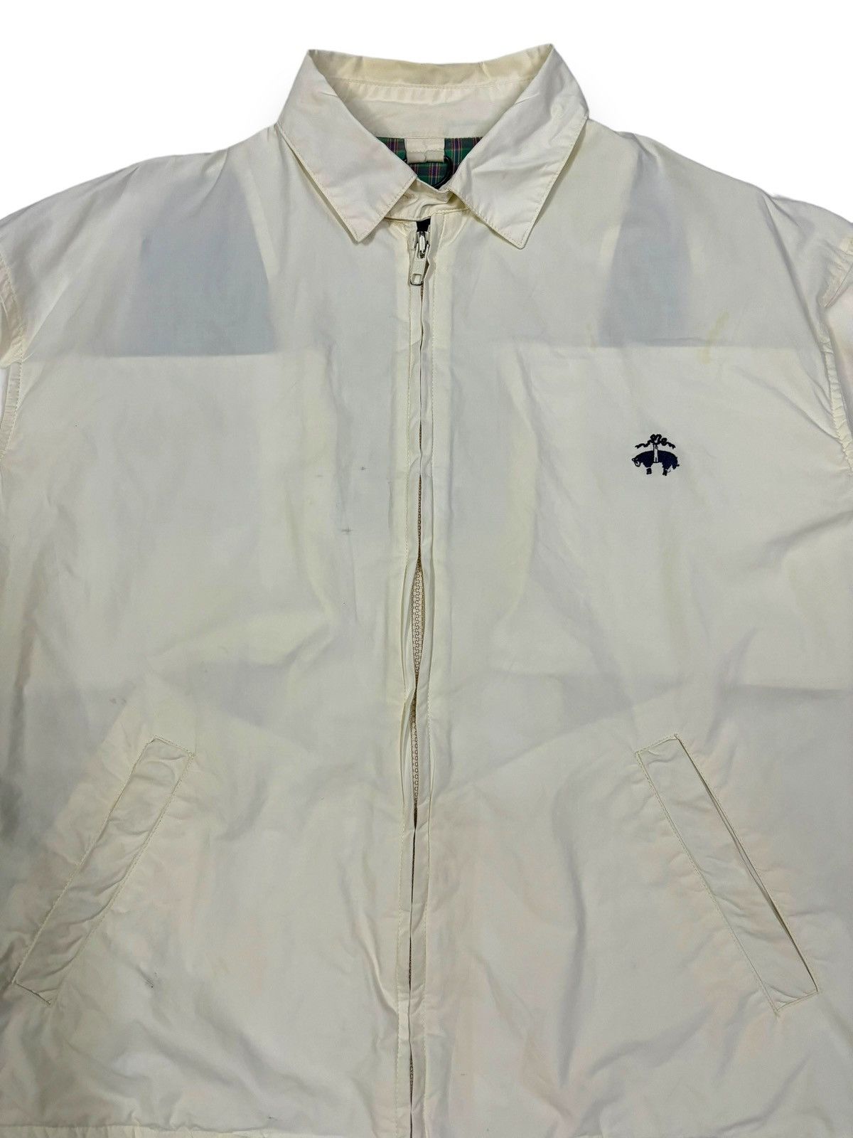 Brooks Brothers Vintage Brooks Brothers Small Logo White Cream Light Jacket Size US S / EU 44-46 / 1 - 4 Thumbnail