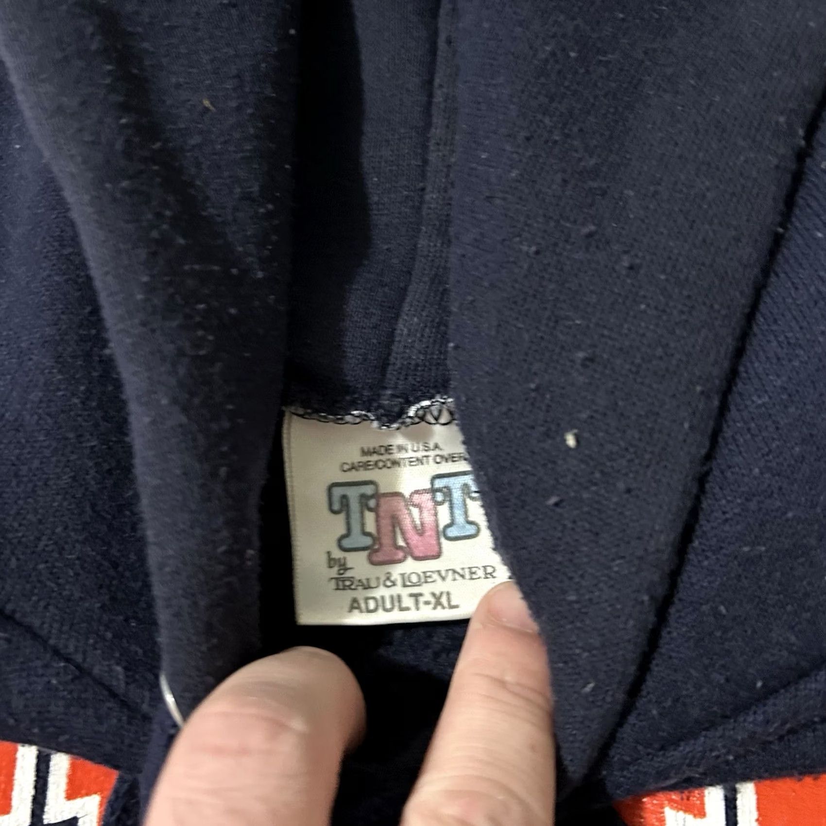 Vintage VINTAGE 90s TNT Auburn Tigers Hoodie XL Men Blue Pullover College Tigers Nike Size US XL / EU 56 / 4 - 3 Thumbnail