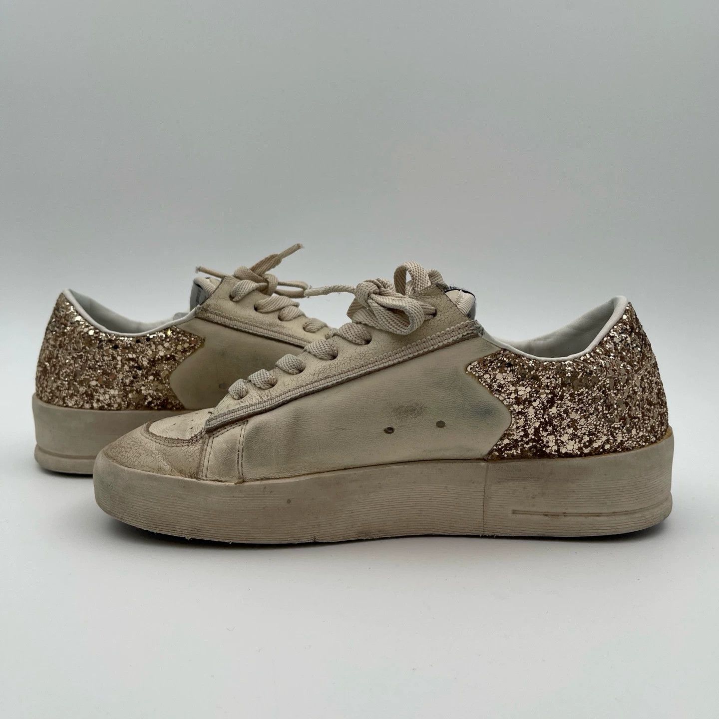 Golden Goose Golden Goose Distressed Sneakers EUR 37 Size US 6.5 / IT 36.5 - 5 Thumbnail