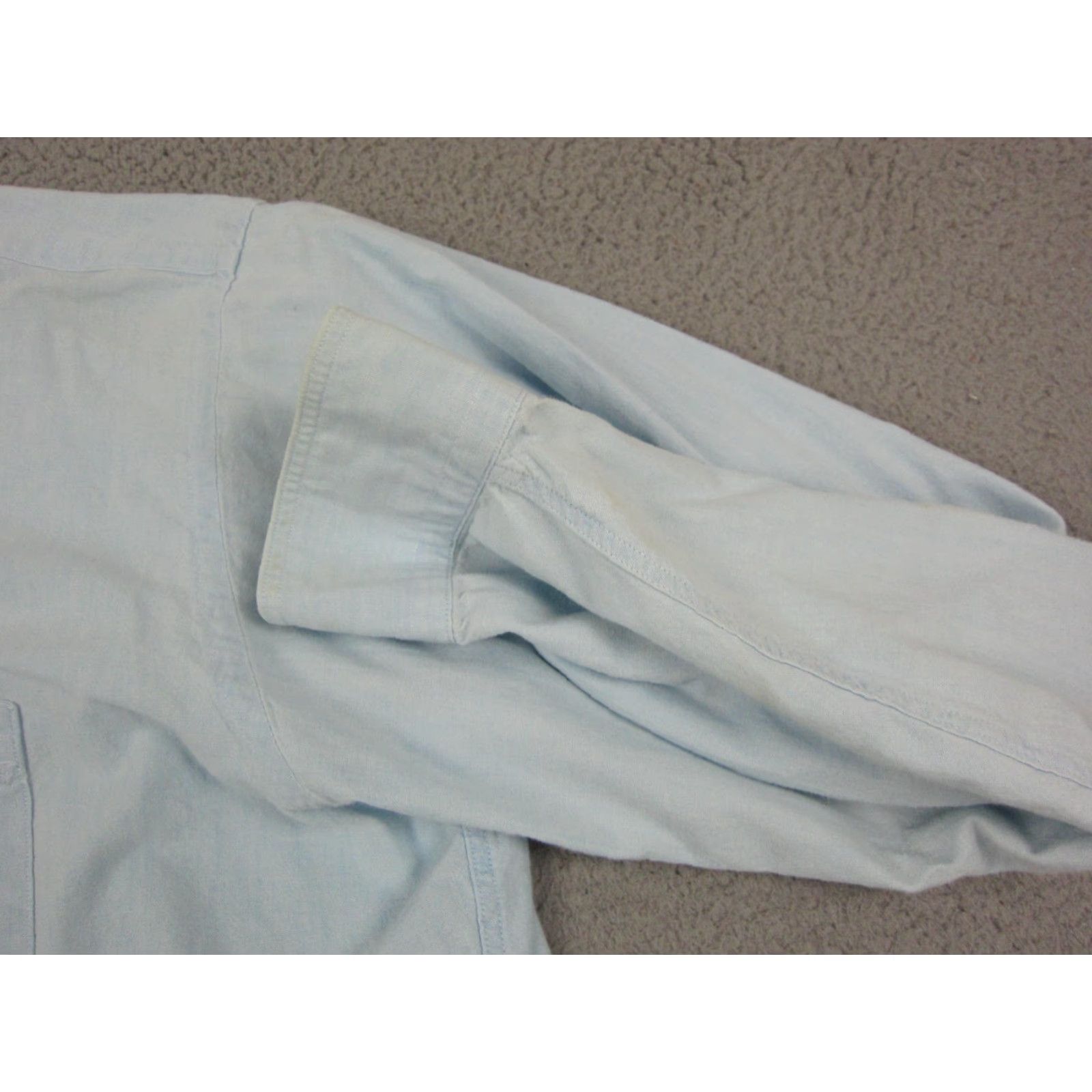 Lands' End Lands' End Shirt XL Blue 90s Button-Down Mens Chambray Vintage Classic Regular Button-Up Shirt Mens XL Blue 90s Lands' End Vintage Size US XL / EU 56 / 4 - 6 Thumbnail