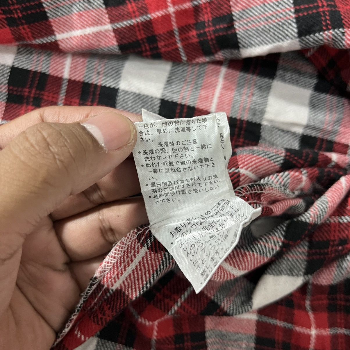 Japanese Brand IN THE ATTIC Plaid Flanel Shirt ifsix gothic style Size US M / EU 48-50 / 2 - 11 Thumbnail