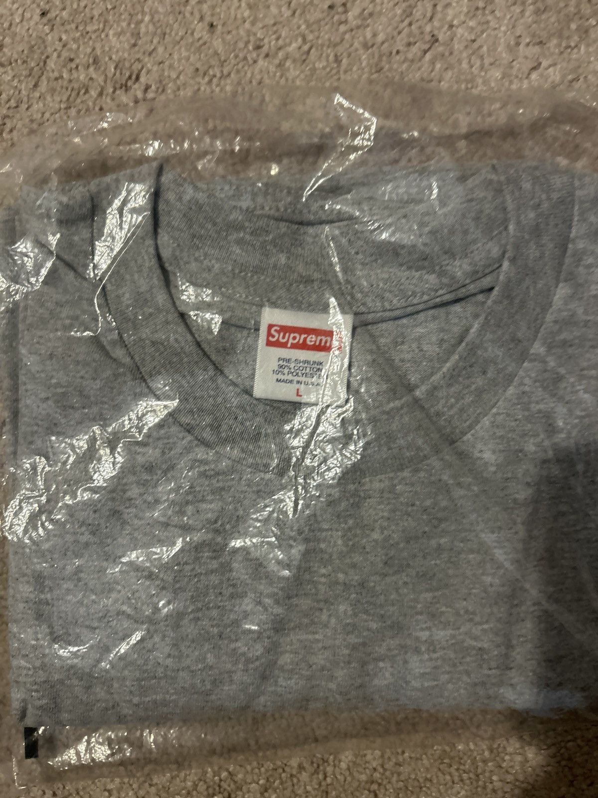 Supreme Supreme Shrek Tee 'Heather Grey' Size US L / EU 52-54 / 3 - 3 Thumbnail