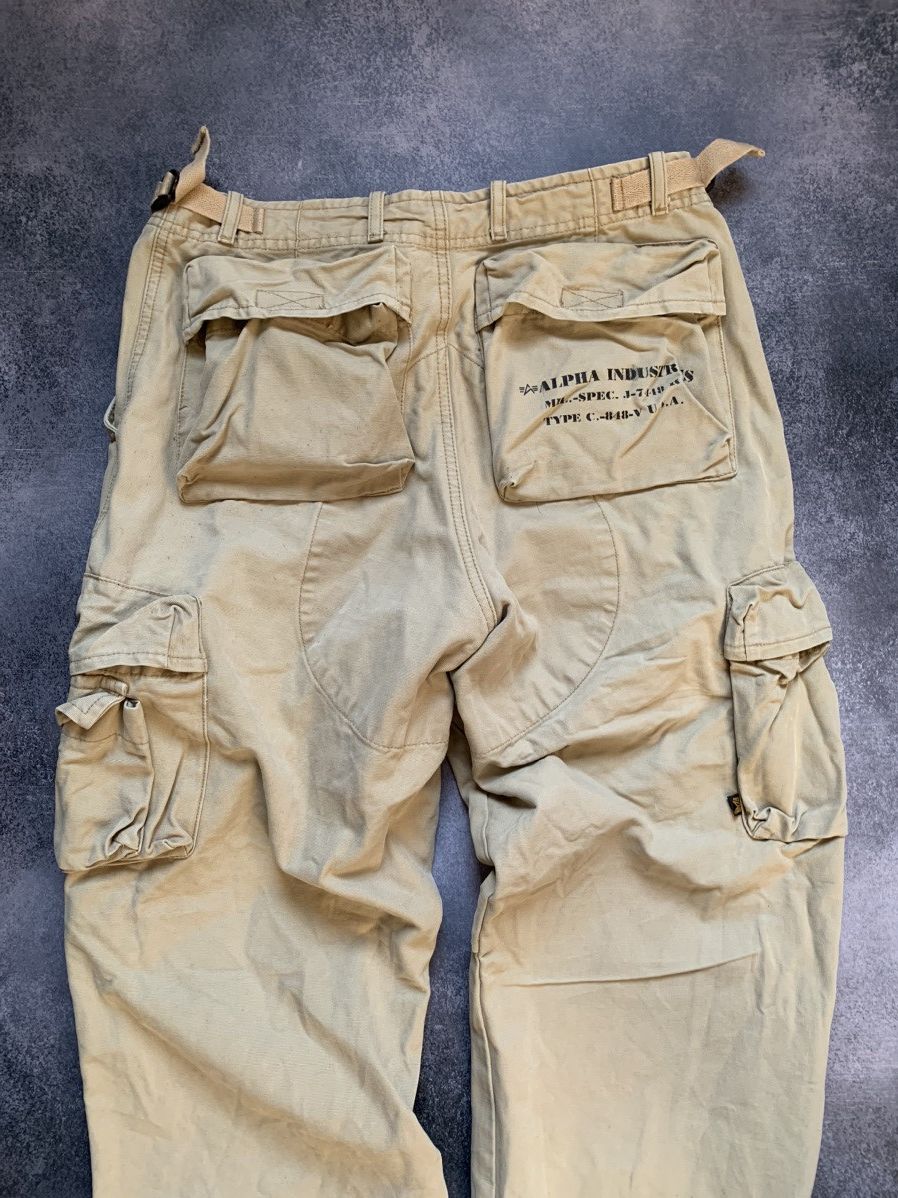 Alpha Industries × Vintage Alpha Industries vintage cargo pants y2k Size US 32 / EU 48 - 7 Thumbnail