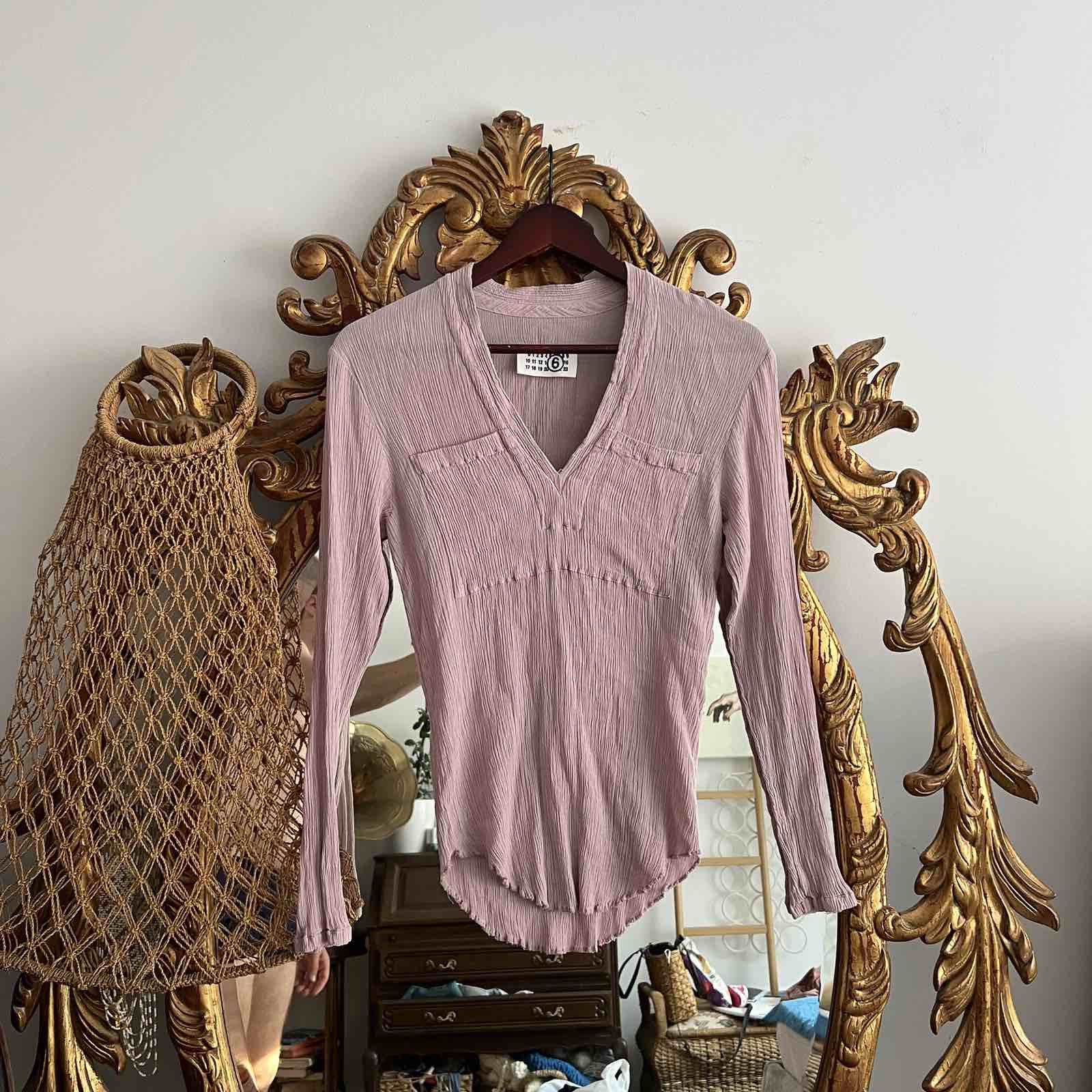Maison Margiela Vintage Maison Margiela Sleeve Blouse Sz 40 Size S / US 4 / IT 40 - 1 Thumbnail