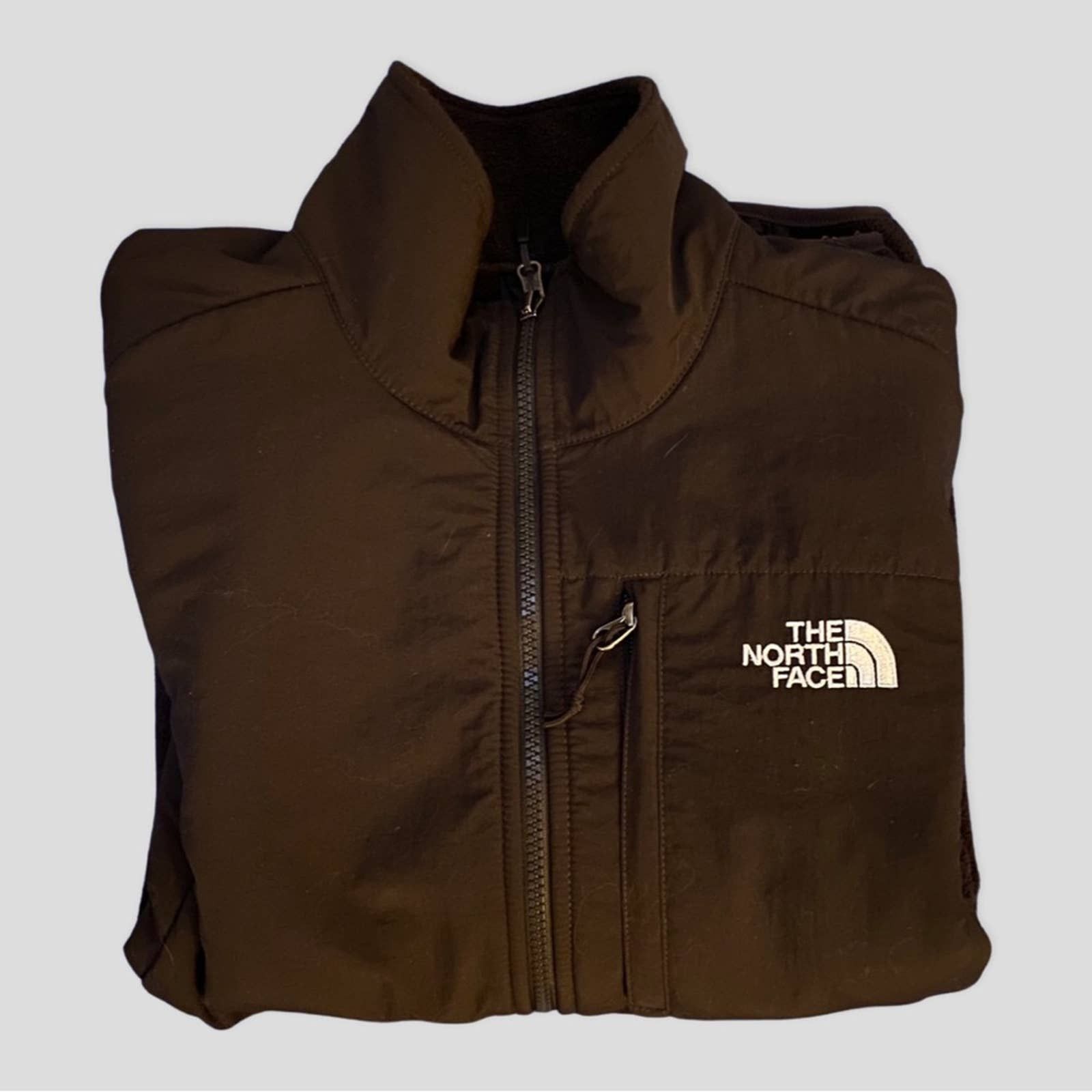North Face Jacket Denali Polartech Fleece in Chocolate brown