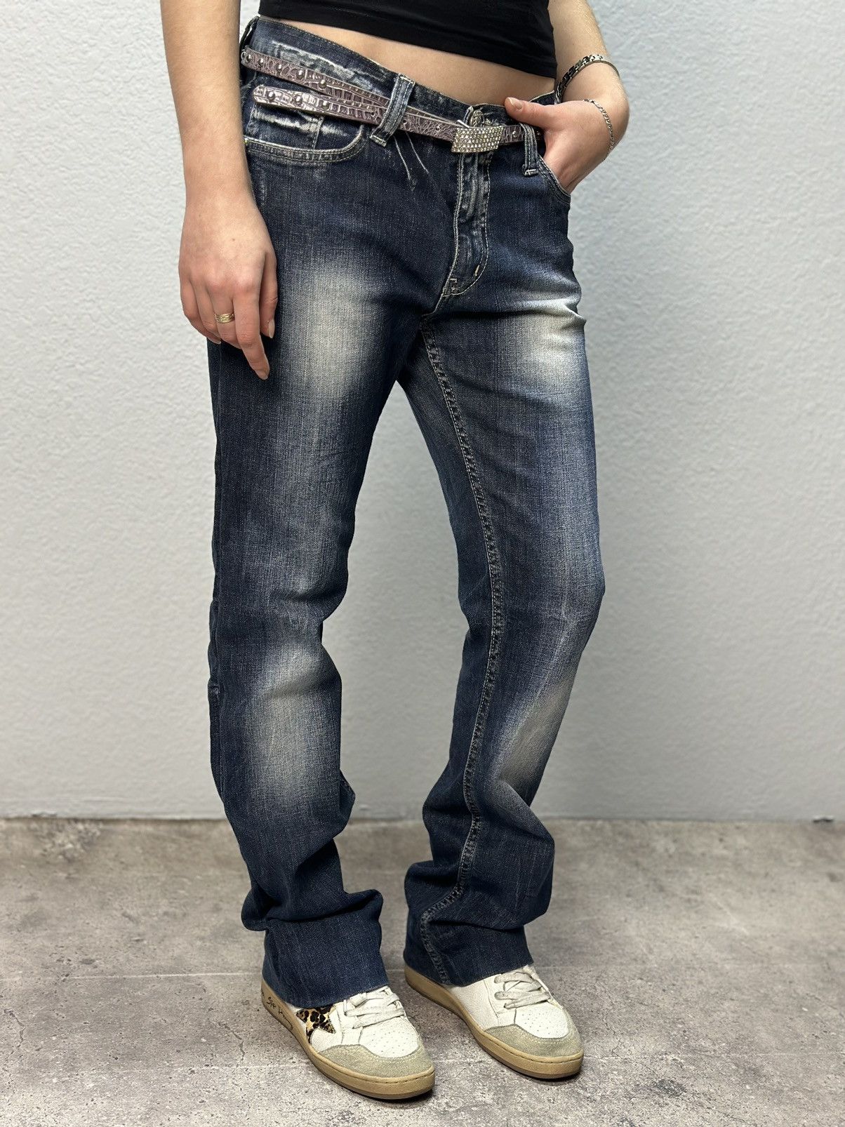 Roberto Cavalli Roberto Cavalli blue denim pants vintage y2k Size 28" / US 6 / IT 42 - 1 Thumbnail
