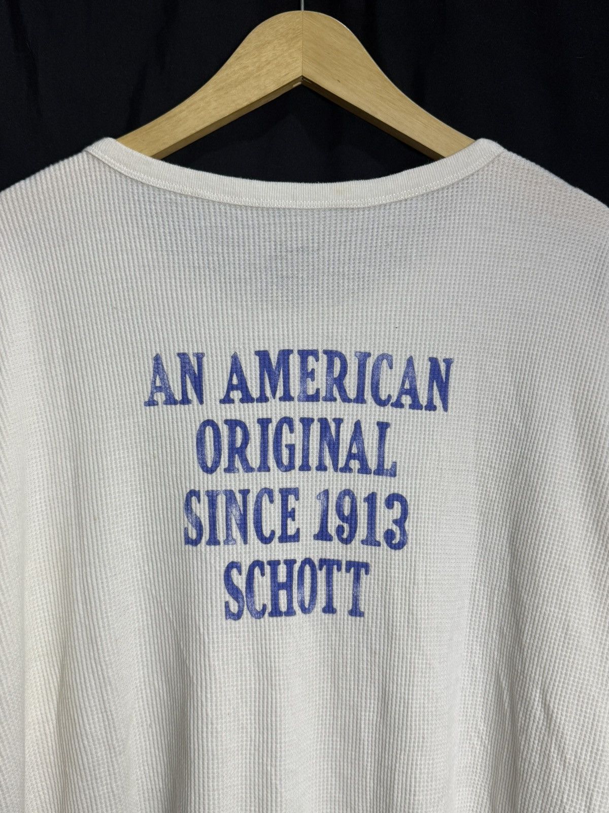 Schott Schott NYC Thermal Long Sleeve American Flag Size US XL / EU 56 / 4 - 4 Thumbnail