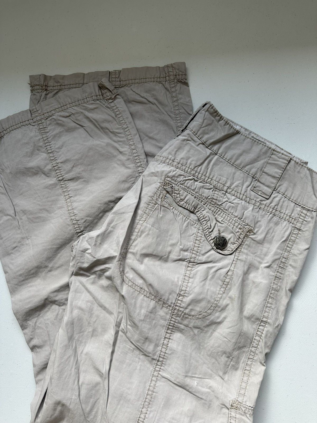 14th Addiction × Japanese Brand Vintage Y2k Cargo Baggy Pants Womens Streetwear Size 32" / US 10 / IT 46 - 10 Thumbnail
