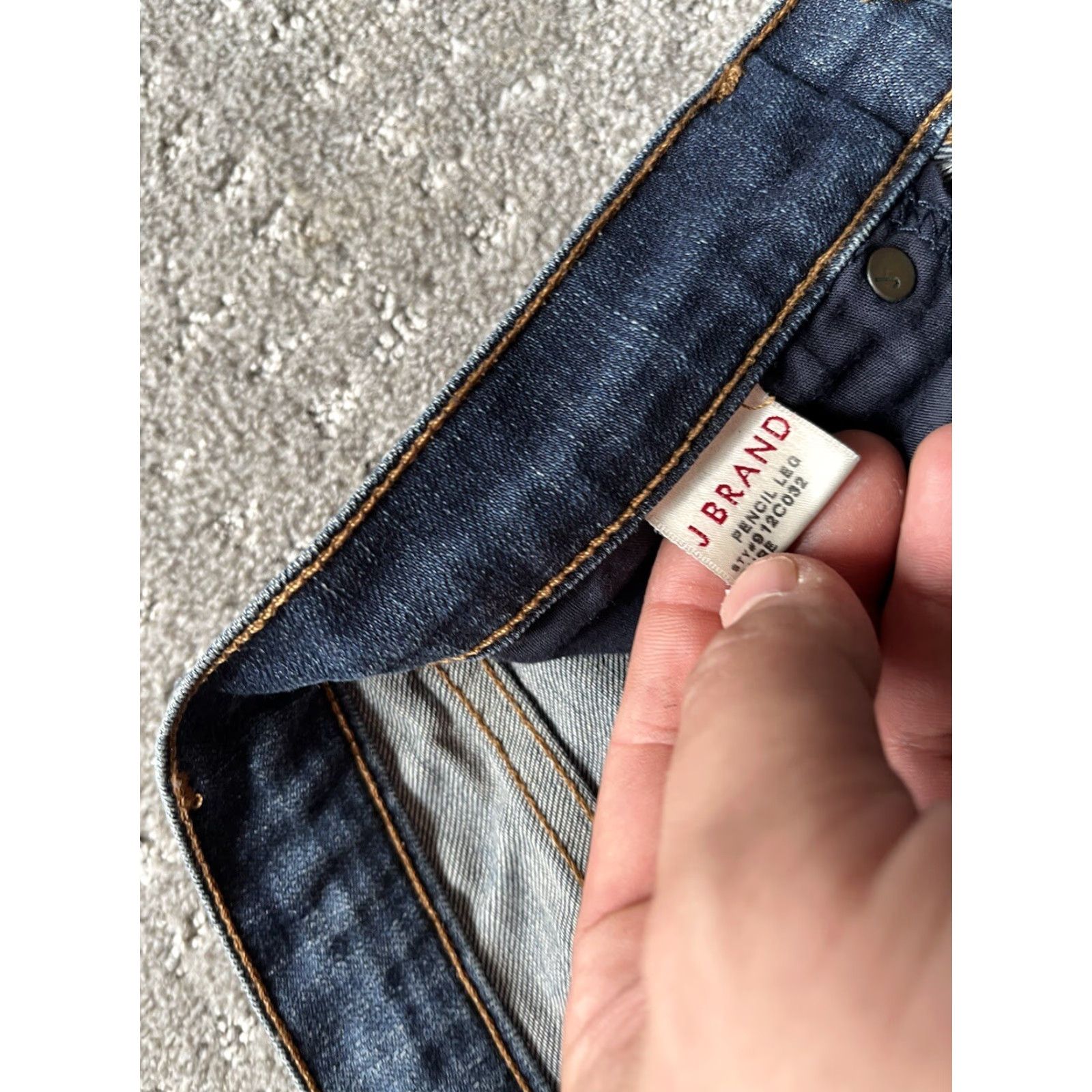 J Brand J Brand Pure Skinny Leg Jeans Womens Mid Rise Stretch Blue 27 Regular Denim Cotton Blend 5-Pocket Design Jeans Womens Size 27" / US 4 / IT 40 - 6 Thumbnail
