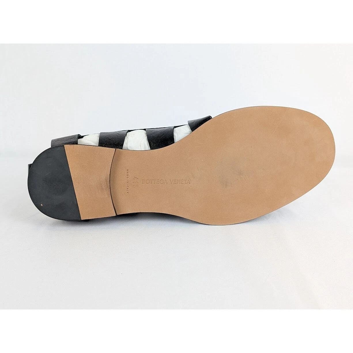 Bottega Veneta o1rshd1 Crunch Lux Sandals in Black Size US 8.5 / EU 41-42 - 2 Thumbnail