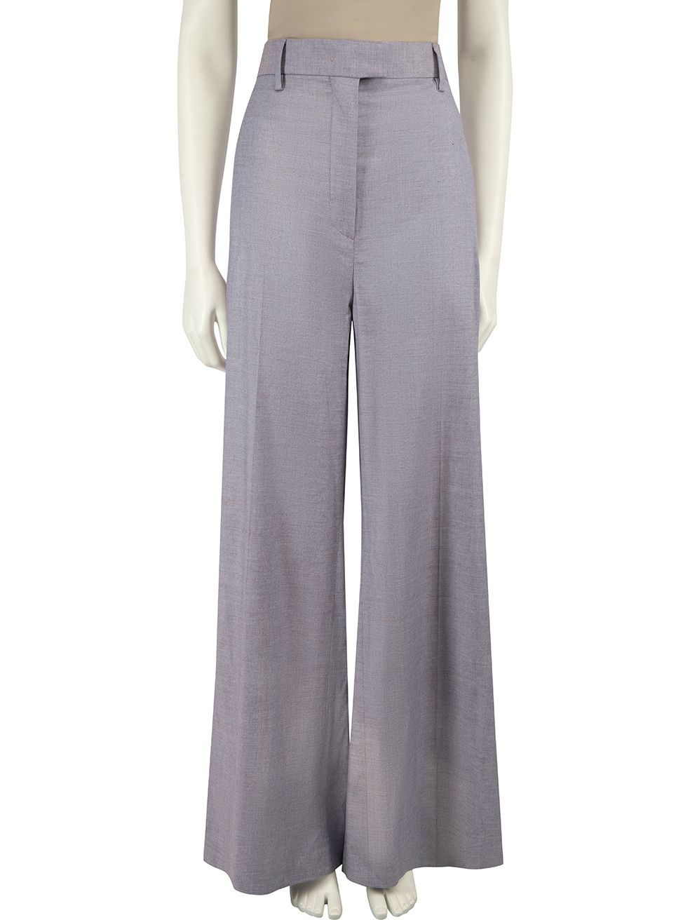 image of Sportmax Purple Wide Leg Trousers, Women's (Size 26)