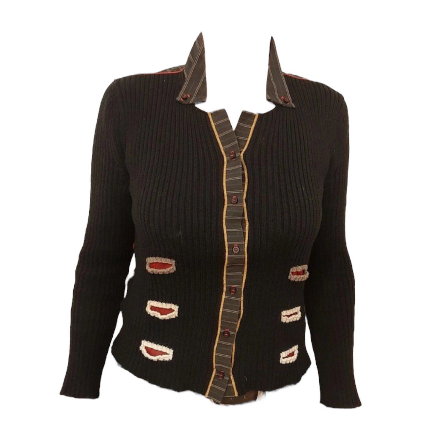 Cop Copine The Cop Copine Rib Knit Shirt Size ONE SIZE - 1 Thumbnail