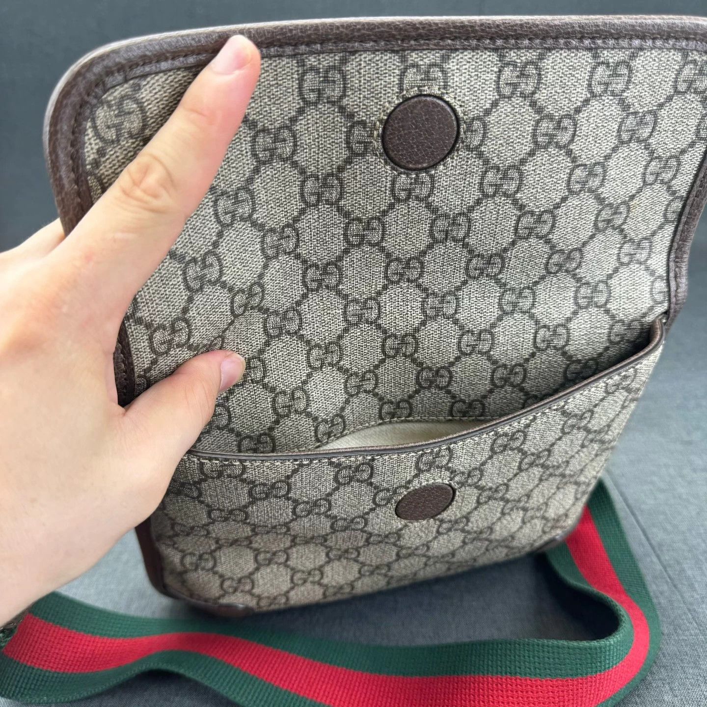 Gucci Gucci Double Face Tiger Head Black Small Bag Size ONE SIZE - 4 Thumbnail