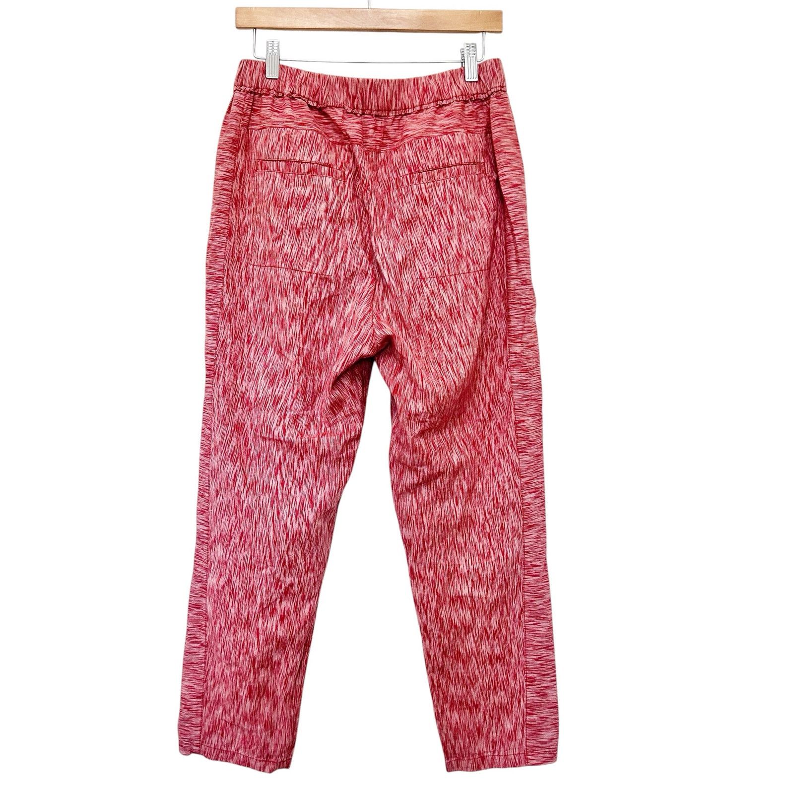 Anthropologie By Anthropologie Red Longshore Ikat Cotton Pants Sz S Size 27" / US 4 / IT 40 - 5 Thumbnail