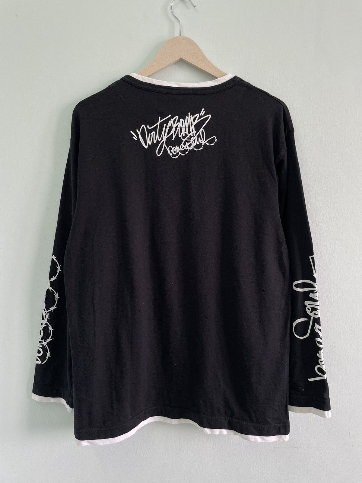 If Six Was Nine Vintage Japanese Brand Poem Double Layer Longsleeve Size US L / EU 52-54 / 3 - 2 Thumbnail