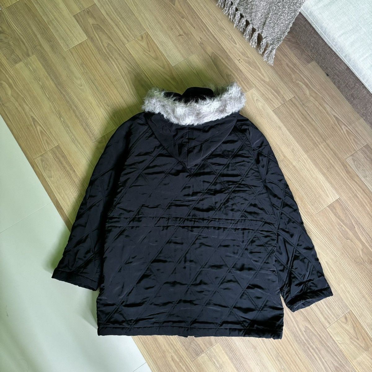 If Six Was Nine × Japanese Brand × Le Grande Bleu (L.G.B.) Inspired issey miyake LGB Style fur jacket vintage Size US XL / EU 56 / 4 - 5 Thumbnail