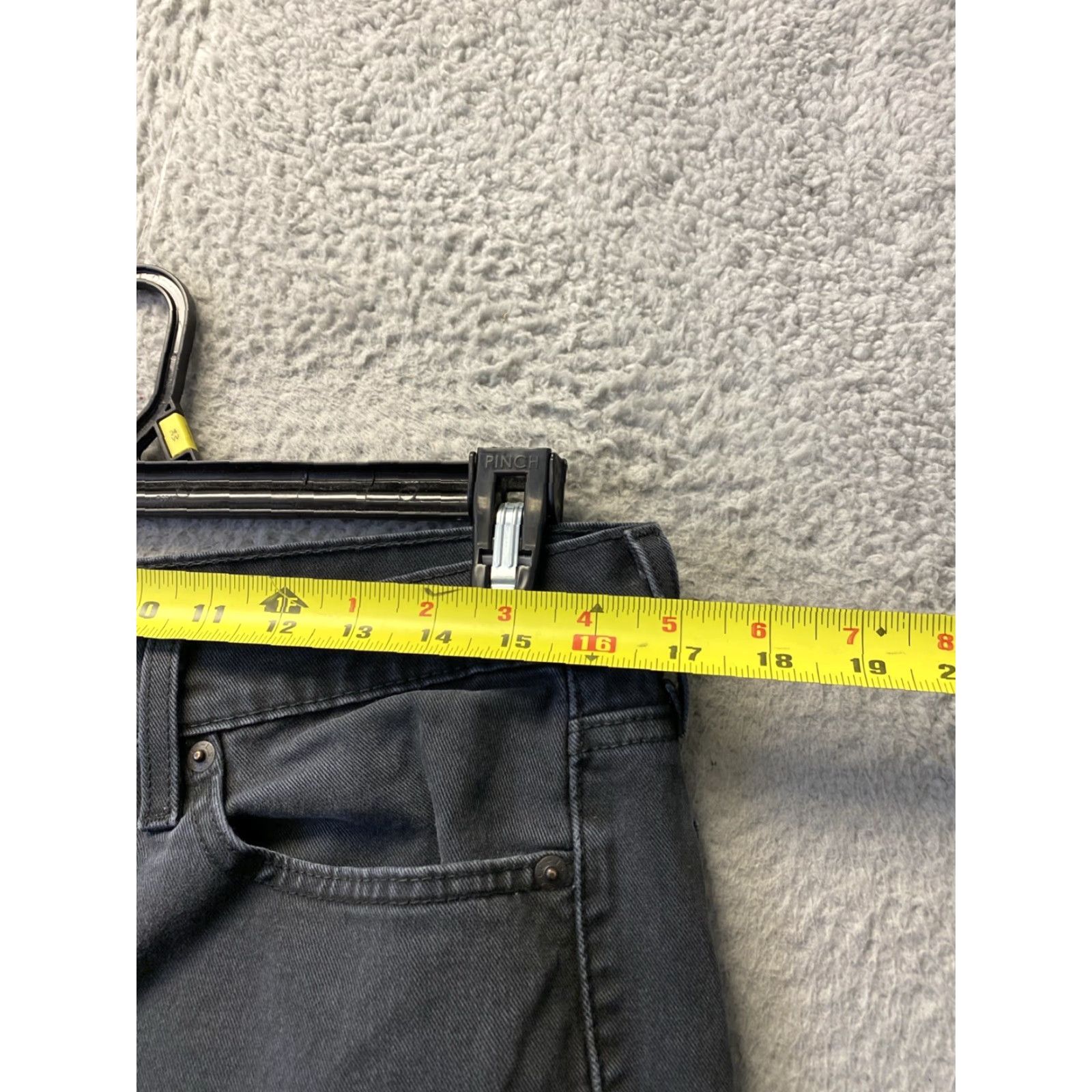 Levi's VINTAGE Levi’s 512 Jeans Slim 32x30 Faded Black Denim 5-Pocket Regular Men Size US 32 / EU 48 - 4 Thumbnail
