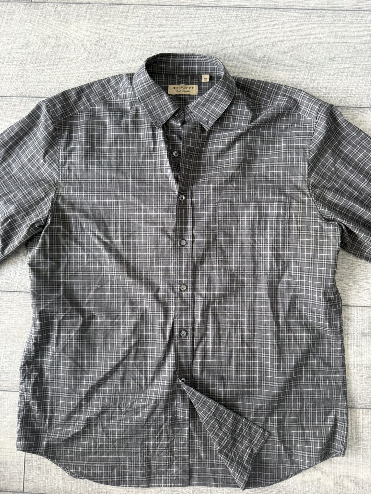 Burberry Classic Plaid Burberry Button Up Size US XXL / EU 58 / 5 - 3 Thumbnail