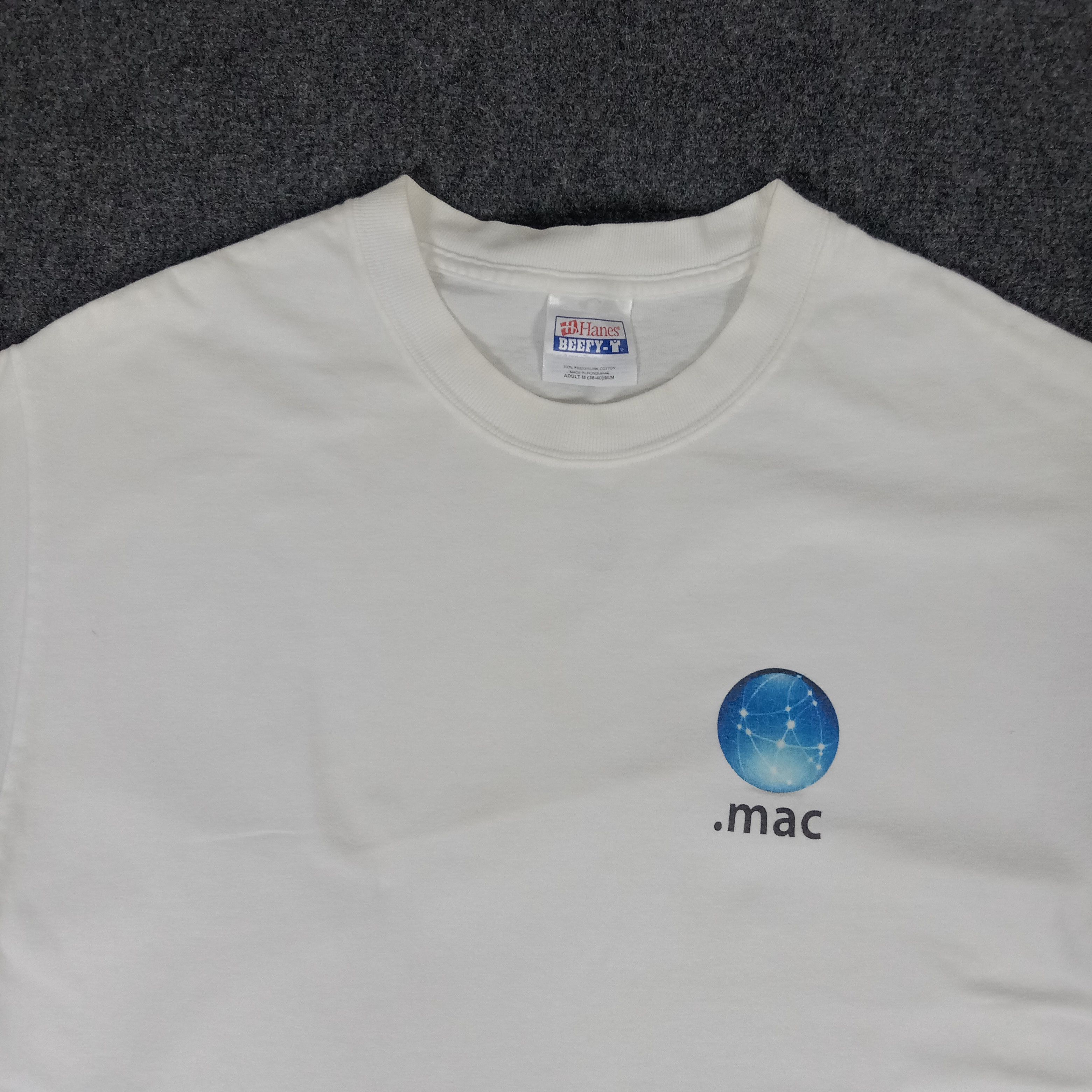 Apple × Vintage Apple .mac Electronic Company Promo Tshirt Size US M / EU 48-50 / 2 - 4 Thumbnail